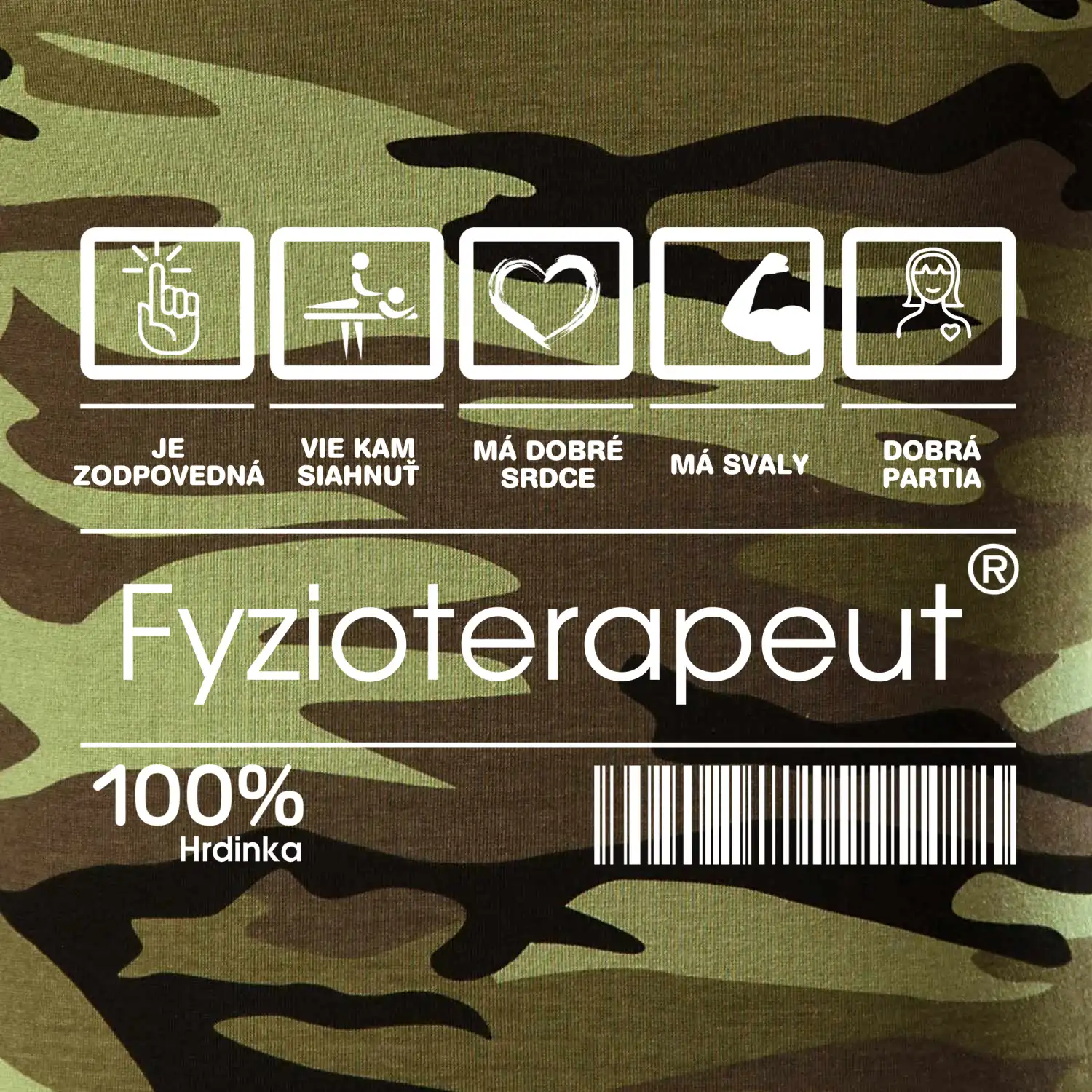 Čiarový kód fyzioterapeutka