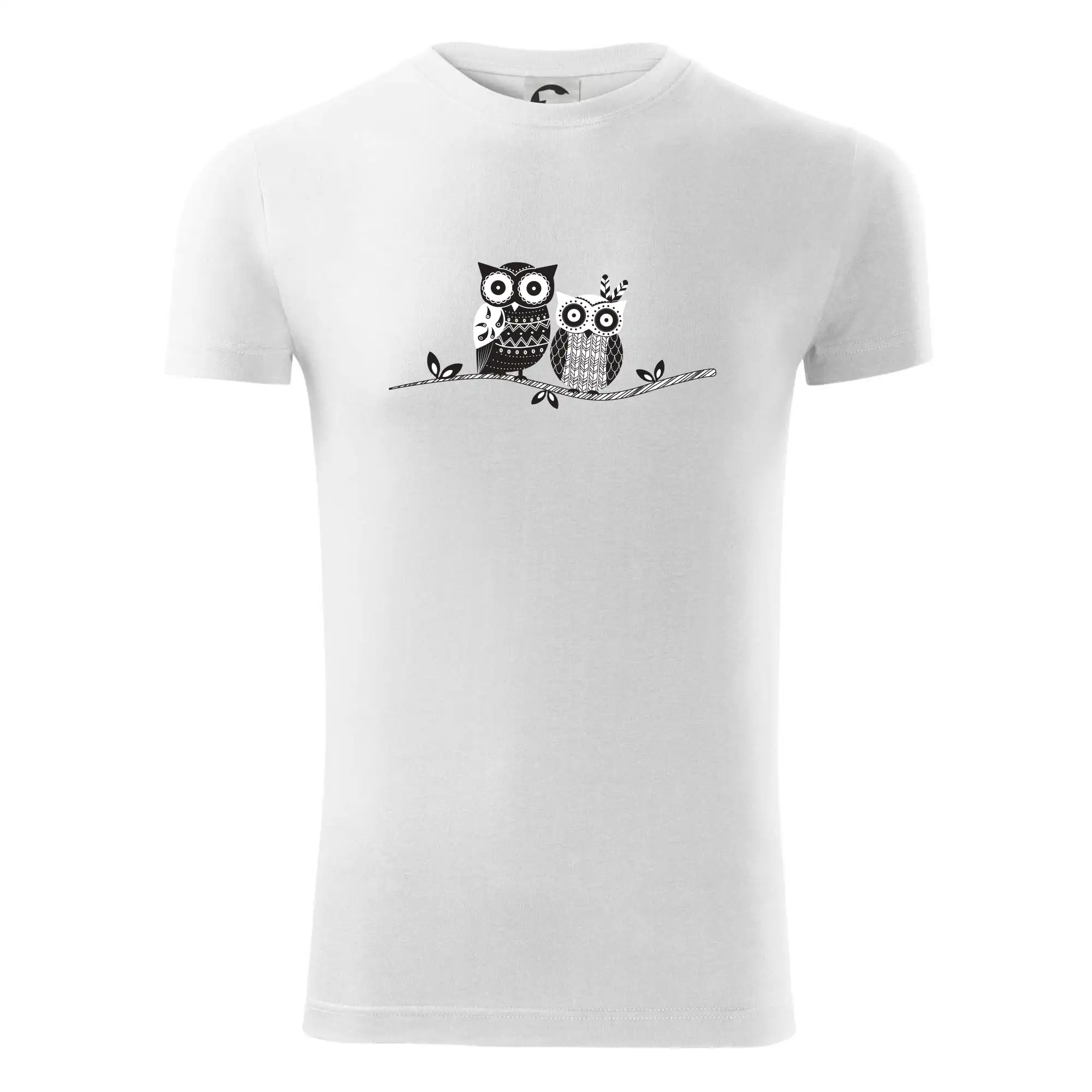 Dvě sovy abstraktní