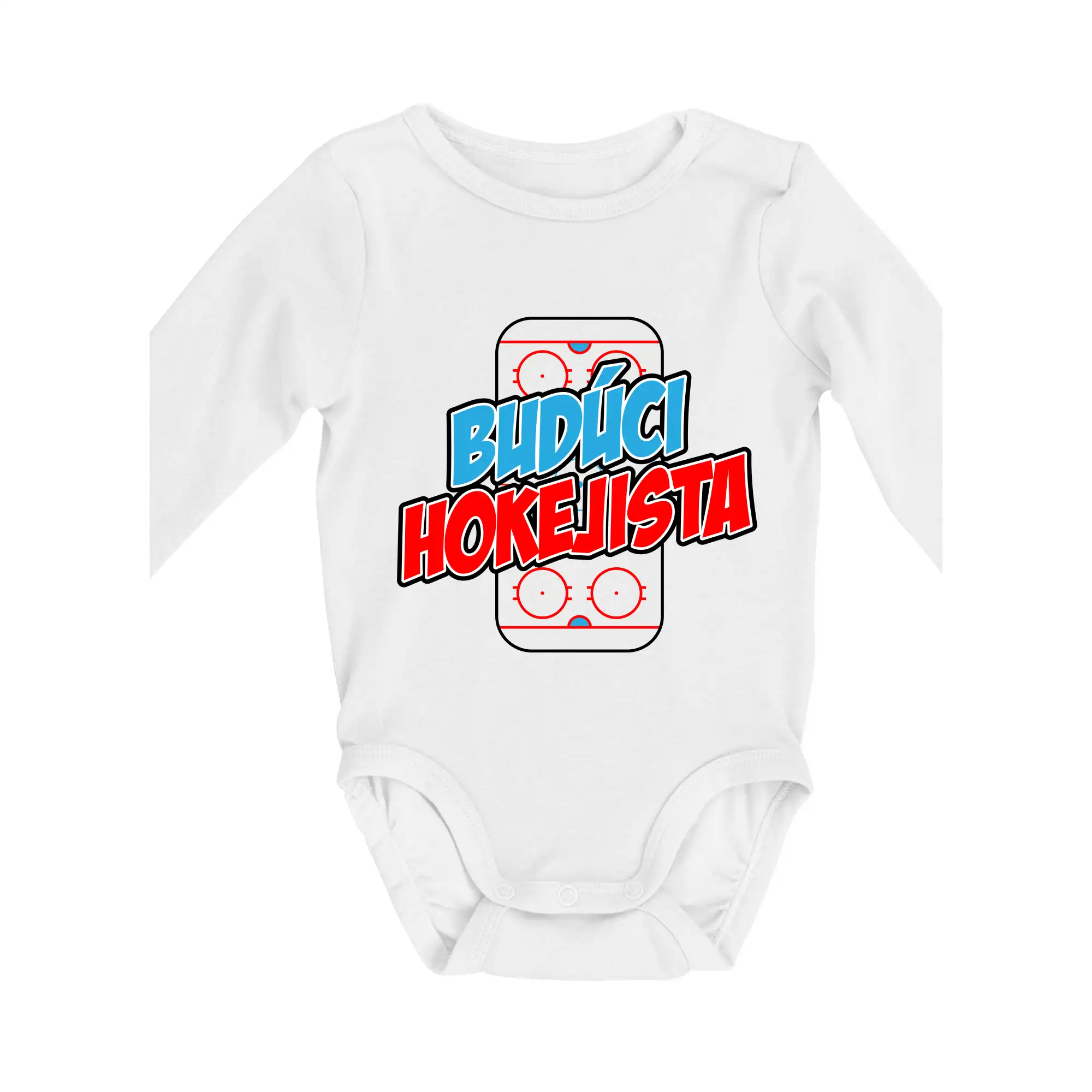 Budúci hokejista - Body dojčenské s dlhým rukávom