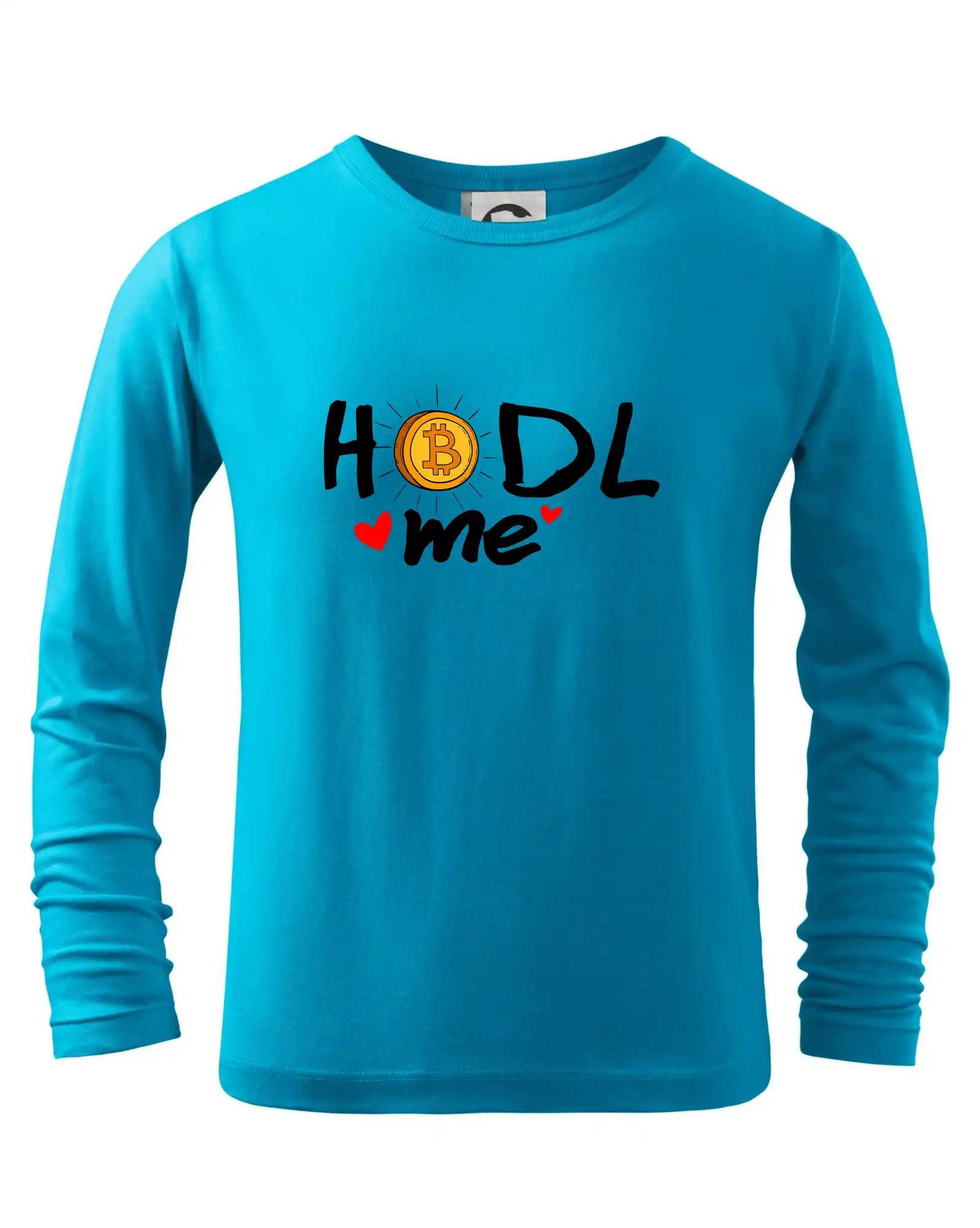 Grafické tričká - Hodl me - miminko - Tričko detské Long Sleeve