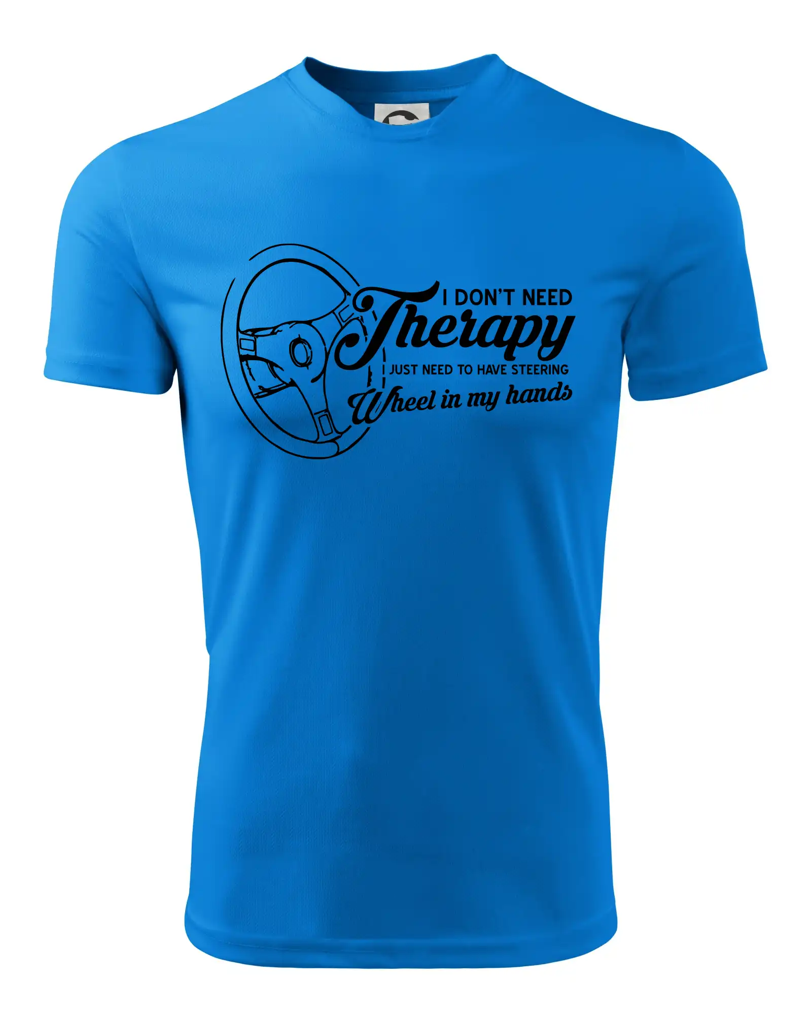 Auto tričká - I don't need therapy wheel in my hands (vedľa seba) - Detské tričko športové