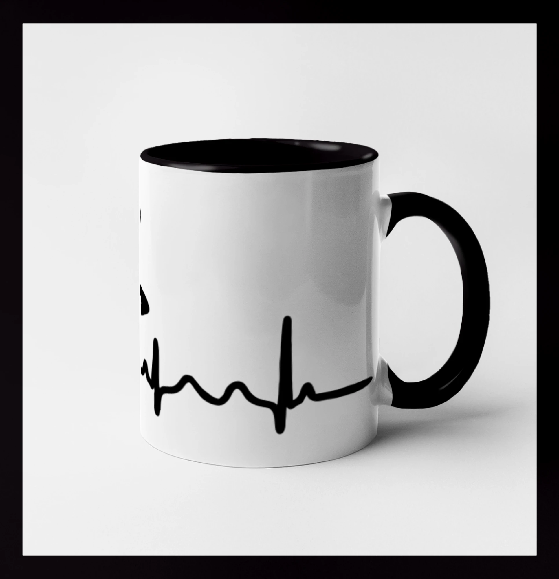 EKG tanečník muž - Hrnček 