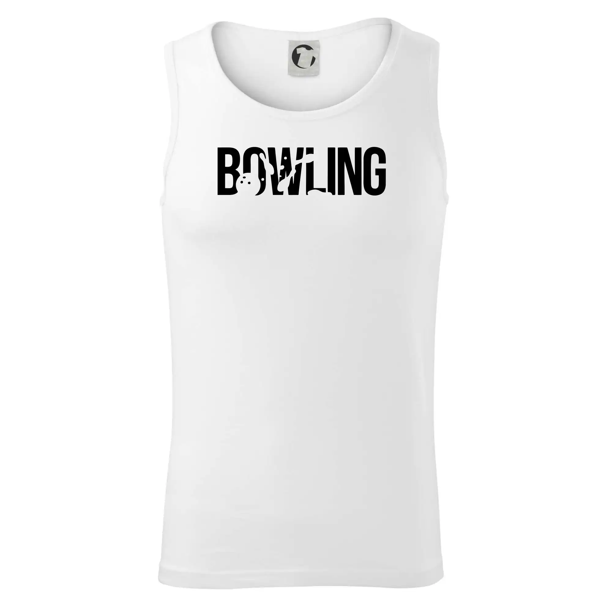 Bowling nápis kuželky