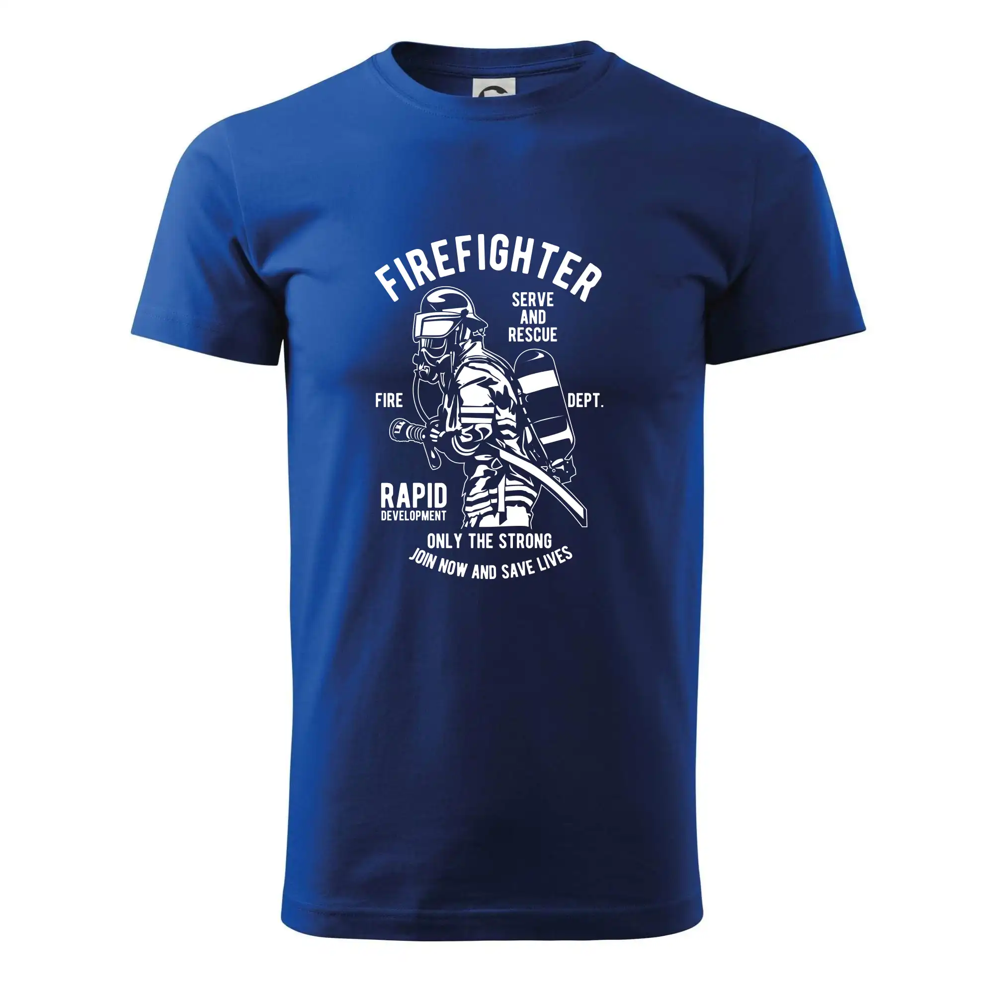 Originálne tričká pre hasičov - Firefighter Dept - Tričko extra veľké  (5-8XL)