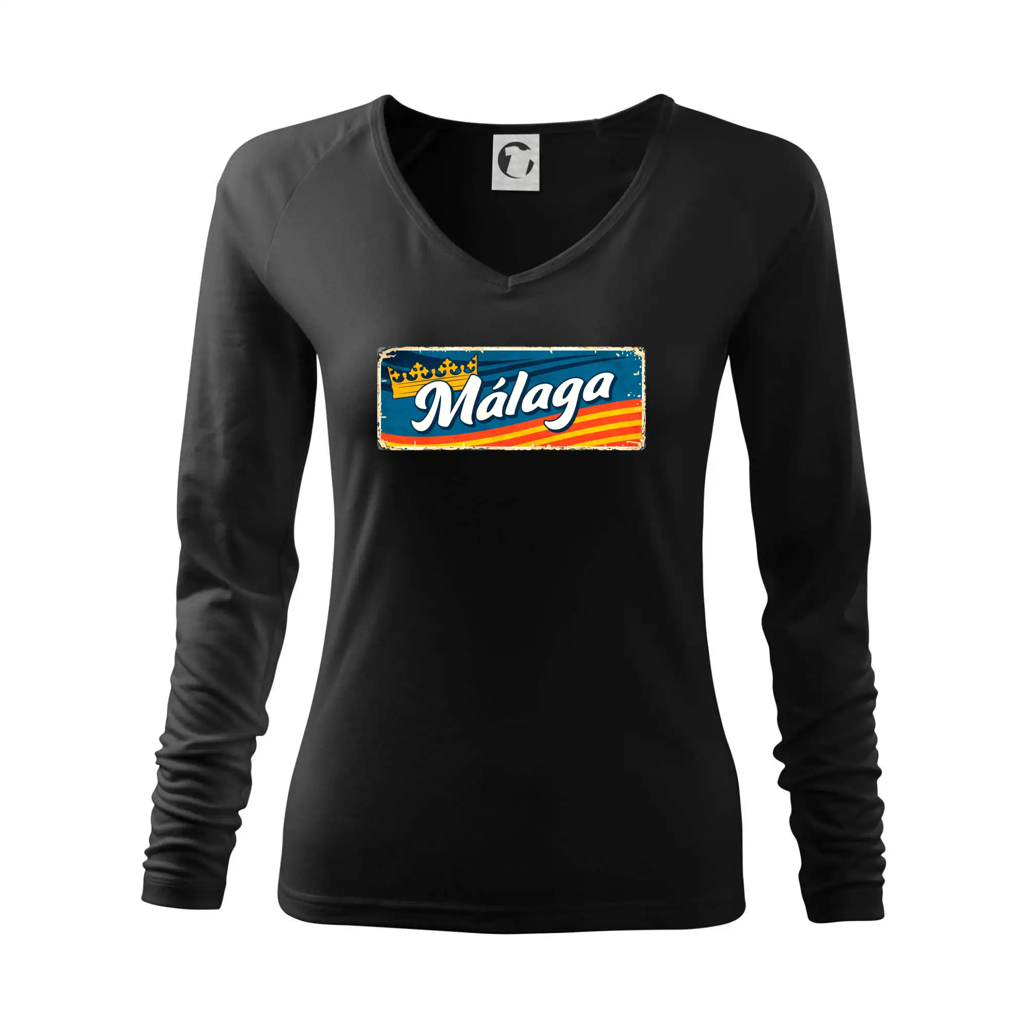 Ostatné mestá / miesta - Cedula stará Málaga - Tričko dámske Elegance
