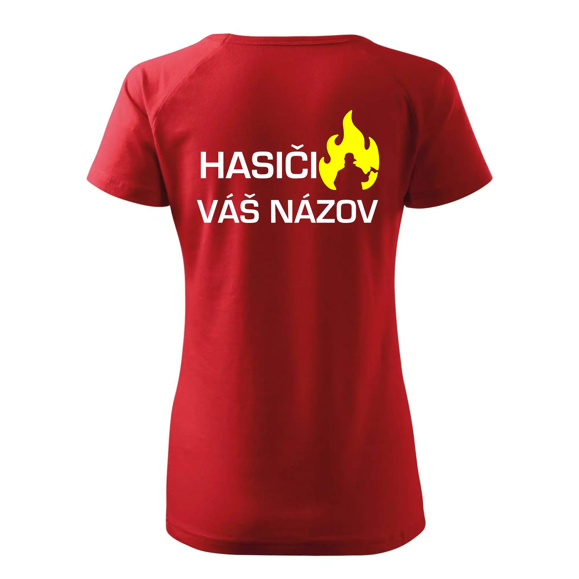 Hasiči - Váš názov - FLUO + Reflexná potlač