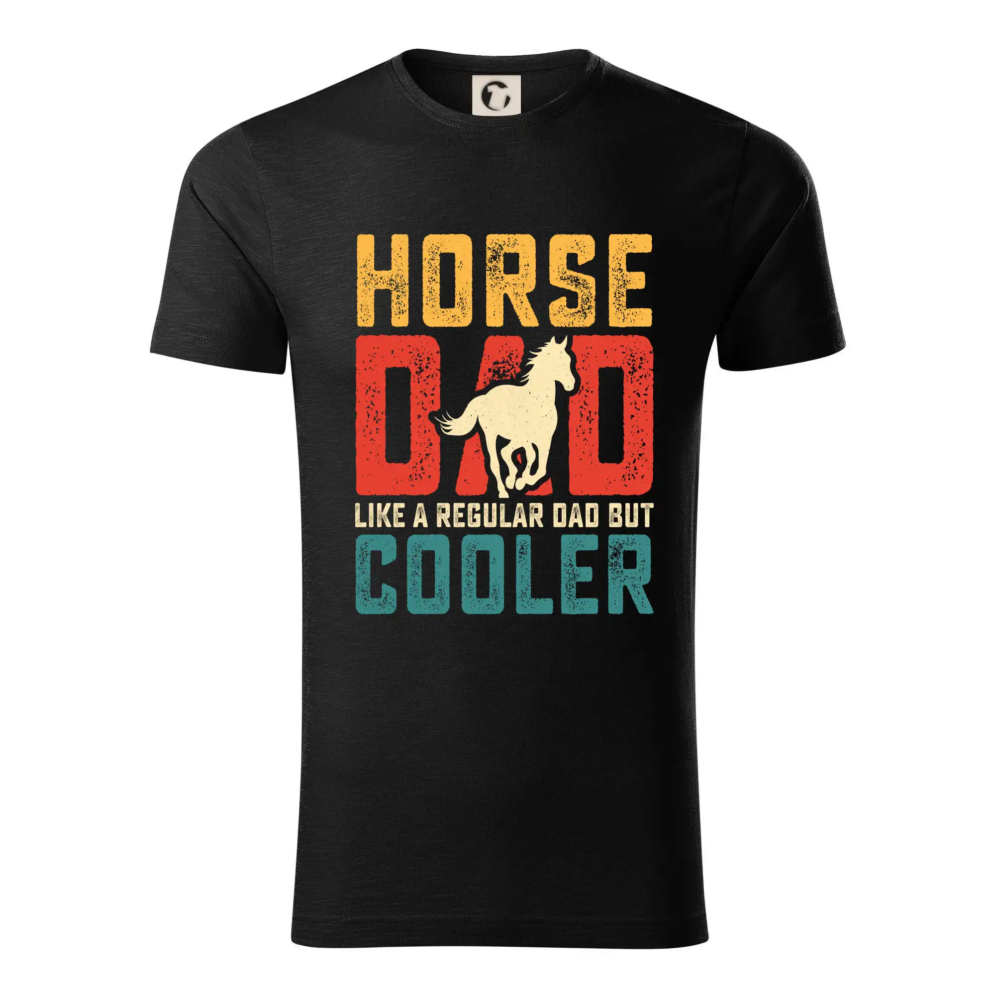 Tričká s koňmi - Horse dad like a regular dad but cooler - Tričko z organickej bavlny
