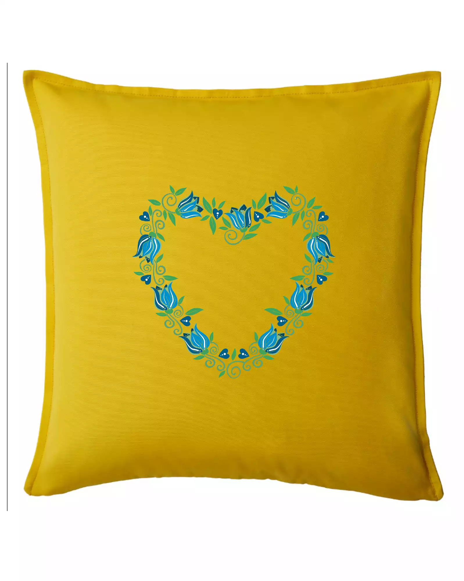 Modré tulipánové srdiečko (Pecka design)