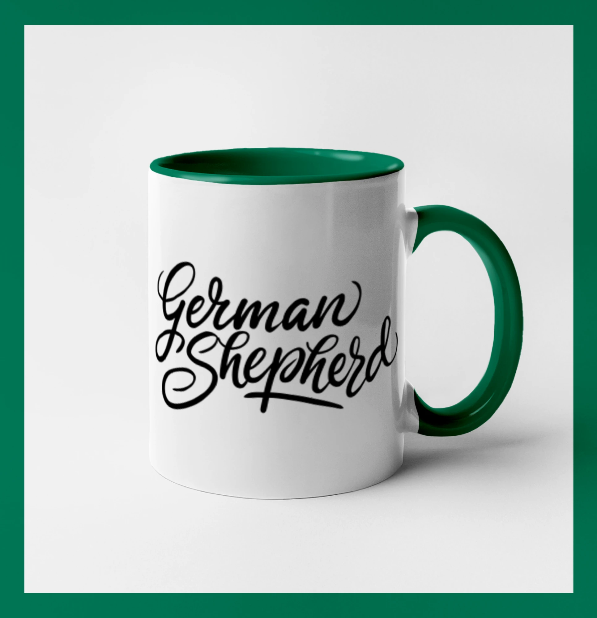 Nemecký ovčiak - German shepherd - nápis okrasny - nápis okrasný - Hrnček 