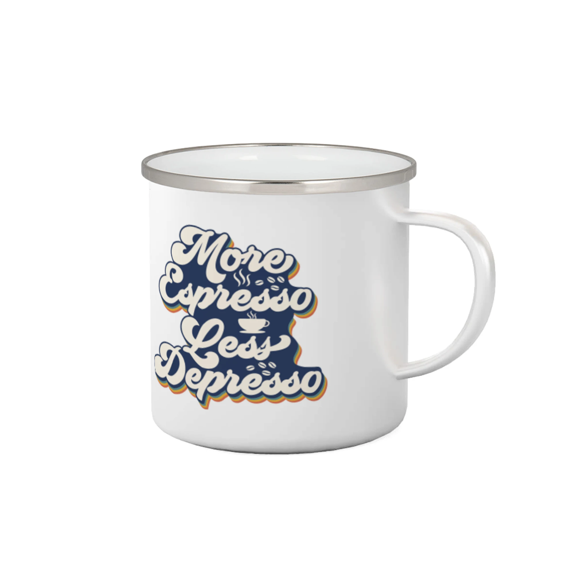 Motívy pre baristu a milovníkov kávy - More espresso less depresso - Plecháčik