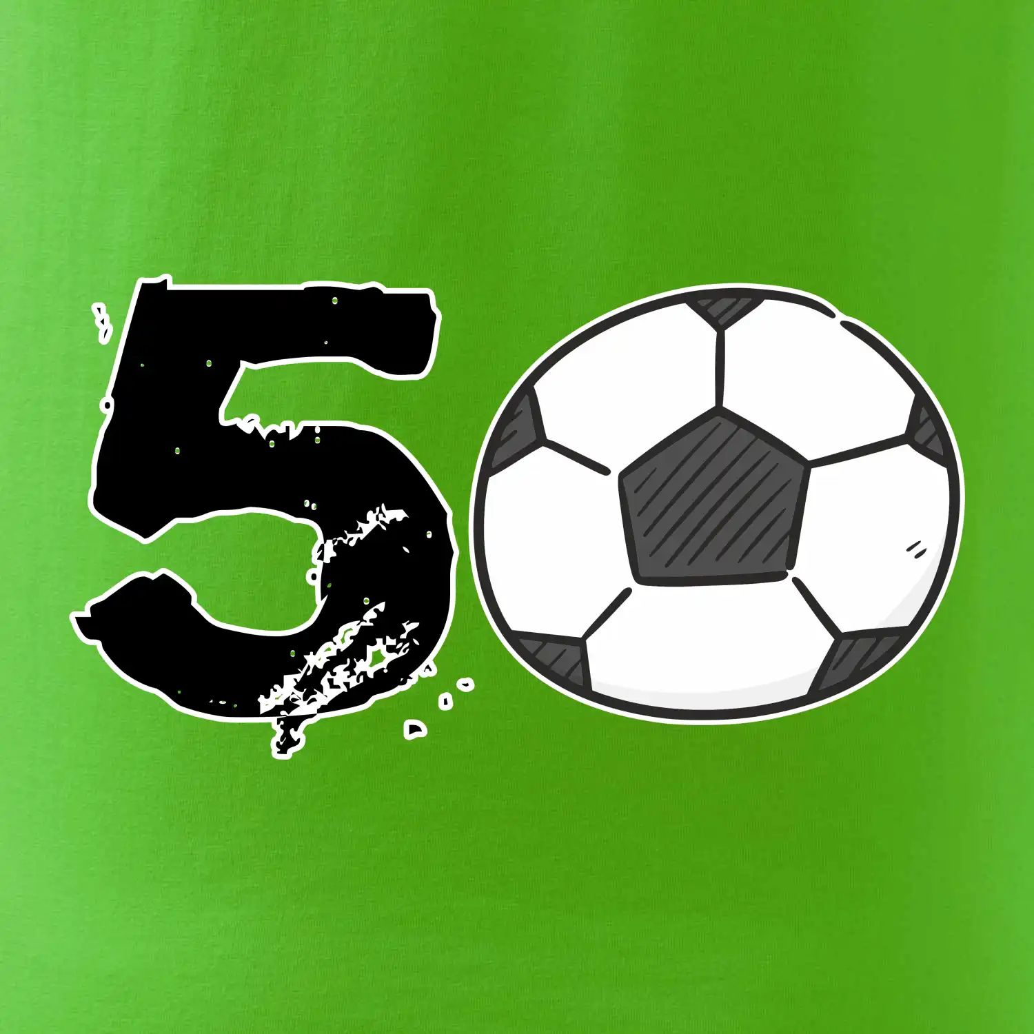 Fotbal kulaté narozeniny 50