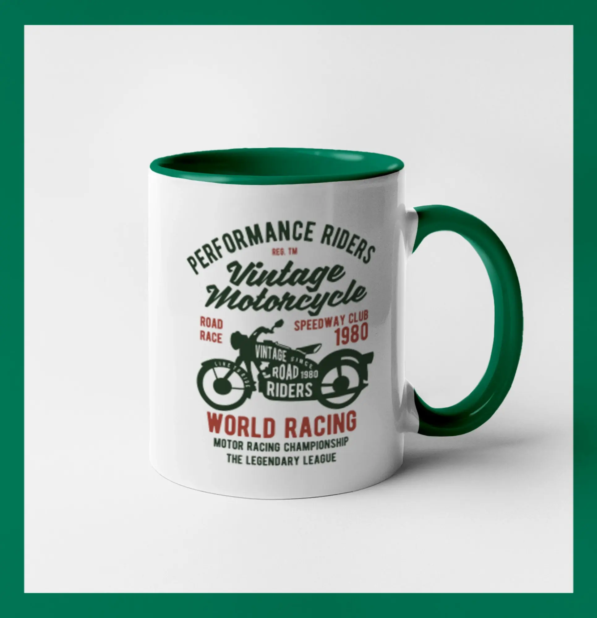 Tričká a mikiny s potlačou motoriek – pre pravých motorkárov - Vintage Motorcycle - Hrnček 