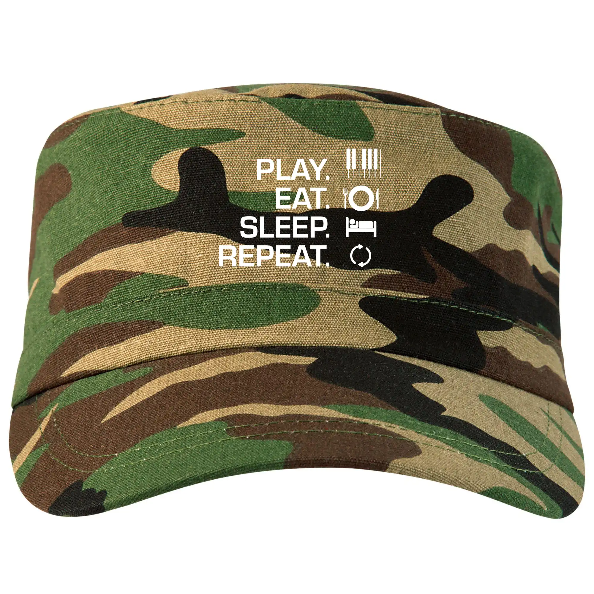 Play eat sleep piano - Šiltovka CAMO