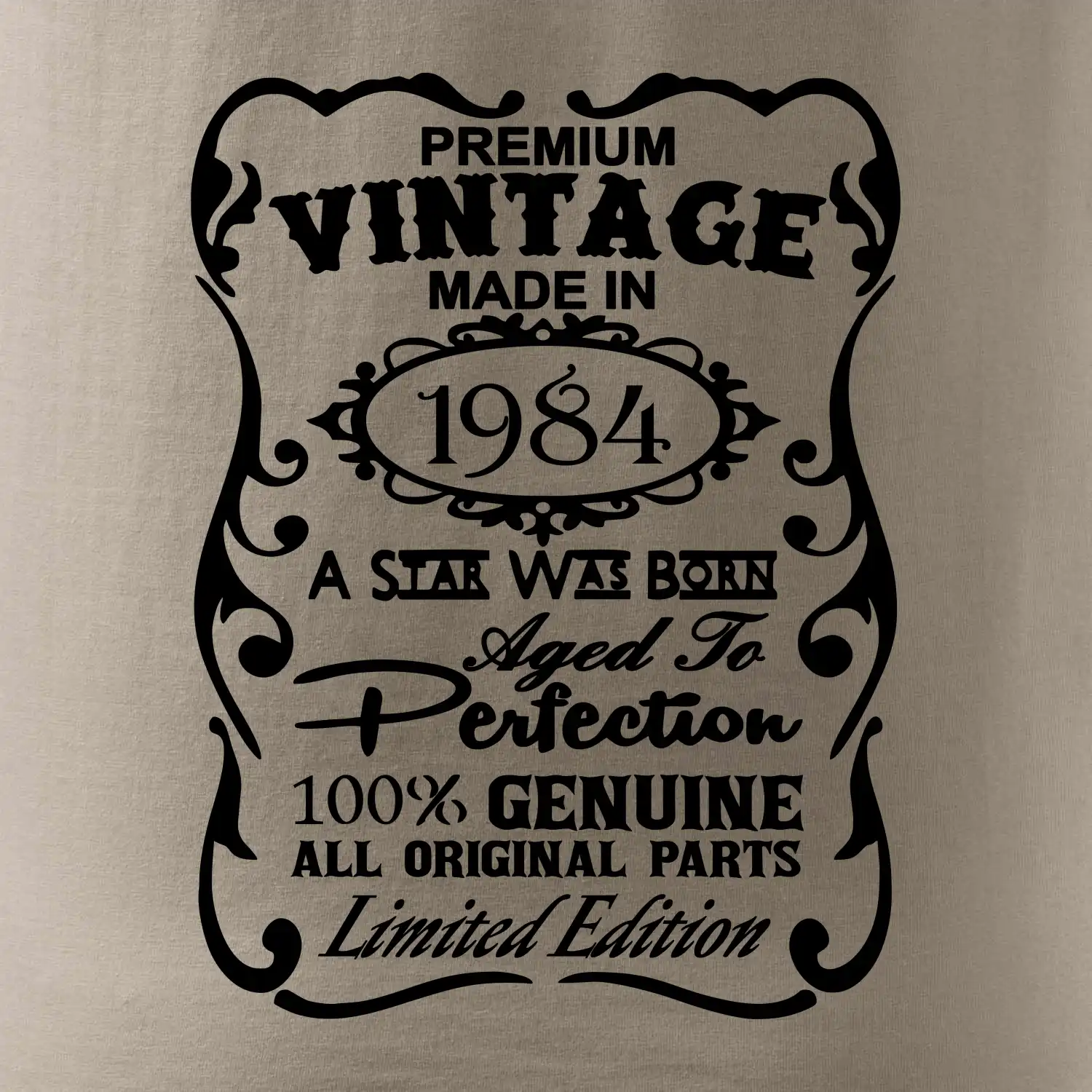 Vintage Etiketa - 1984