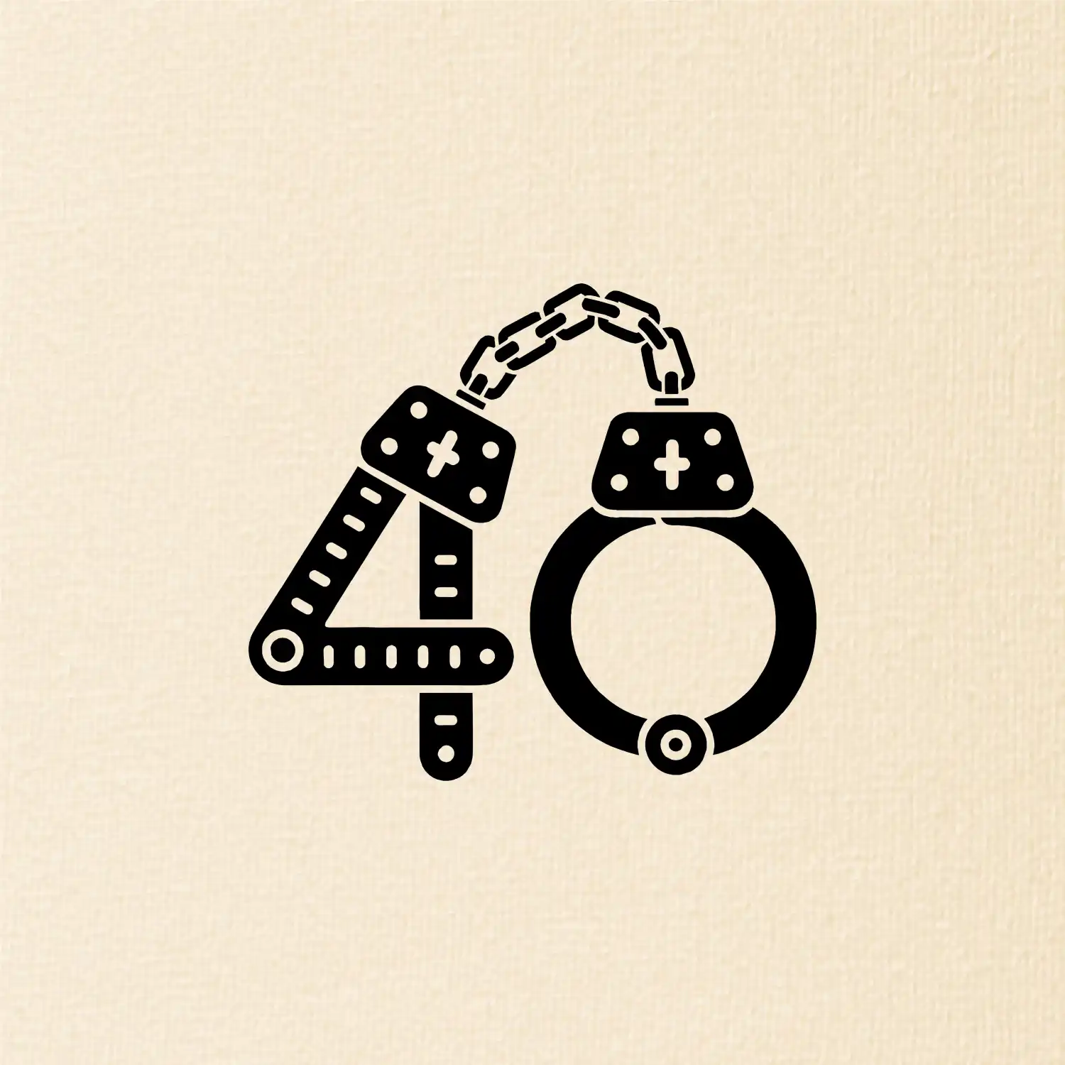 Narozeninové tričko pro policajta - pouta 40