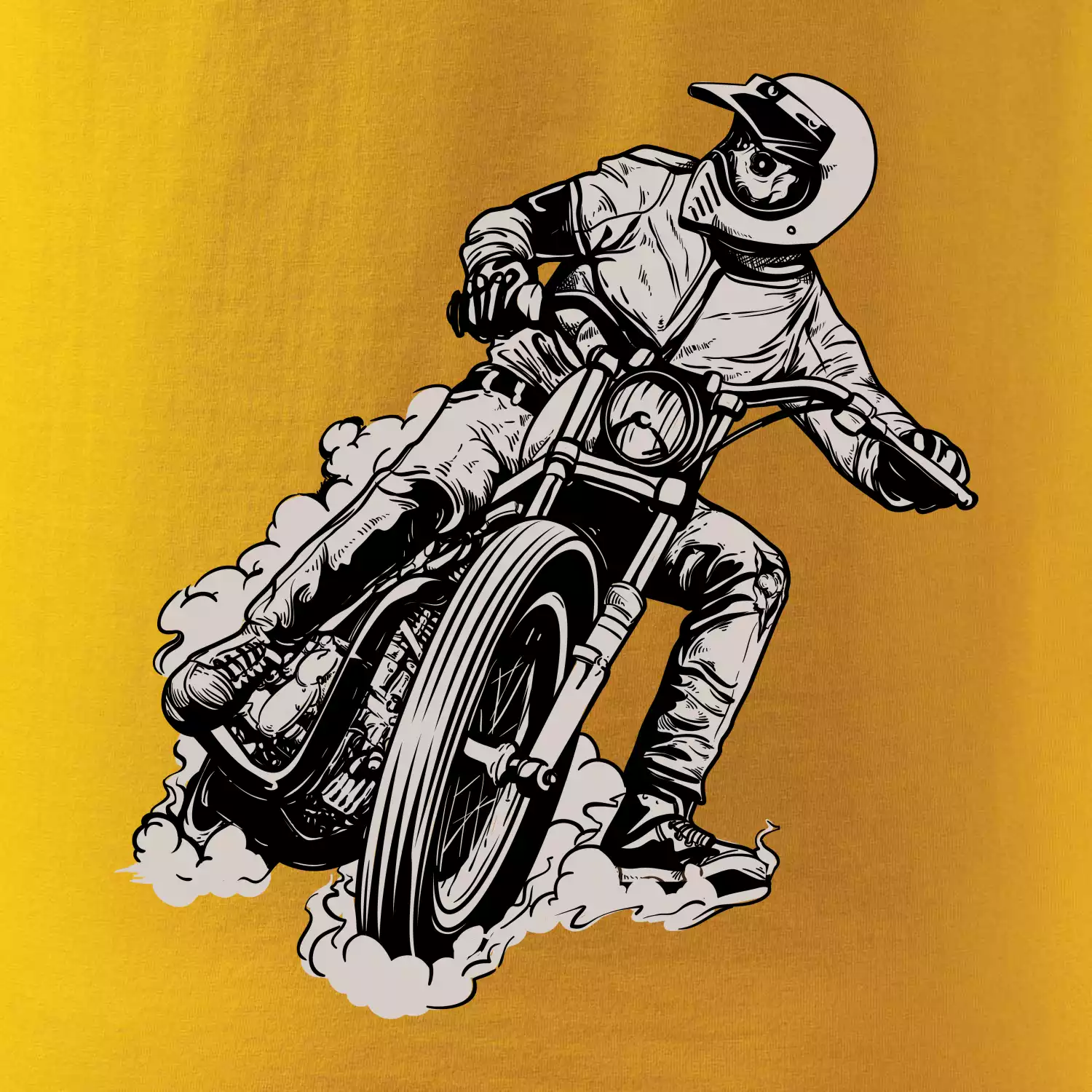 Motorkář bokem