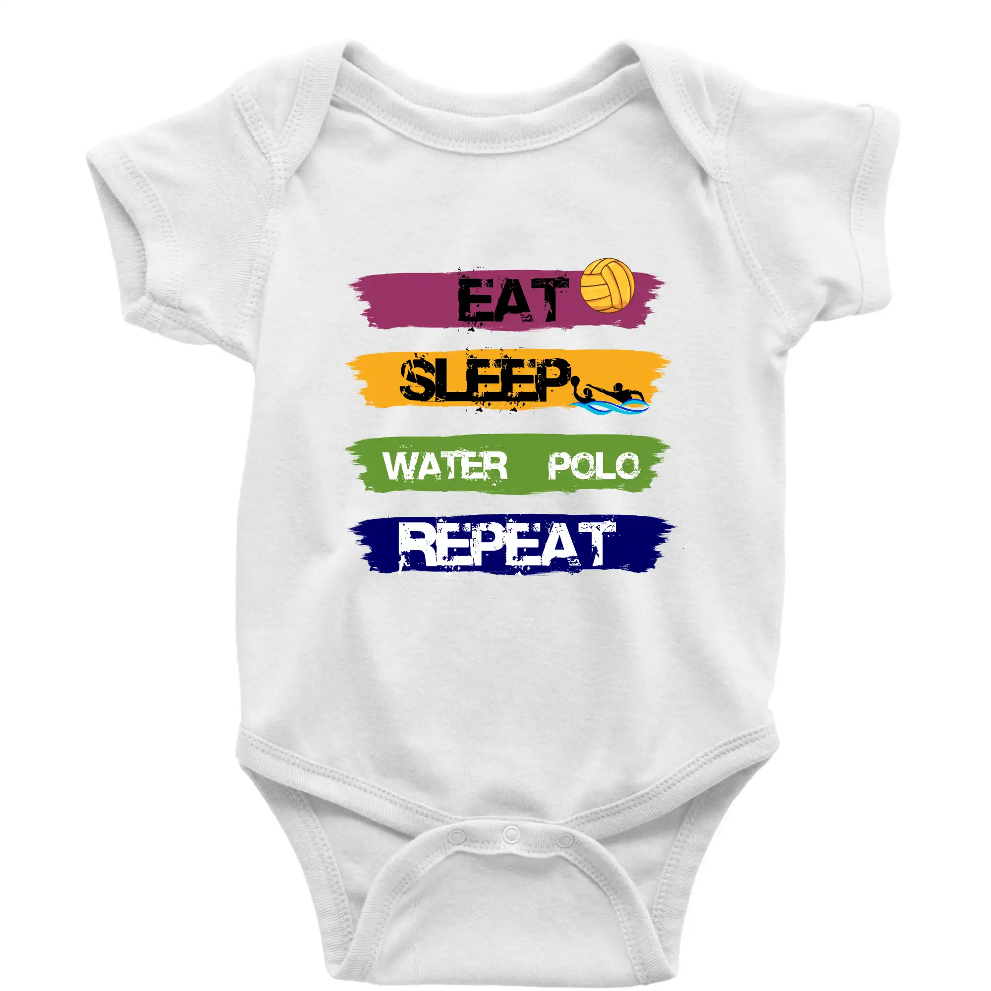 Eat sleep watter polo barevné