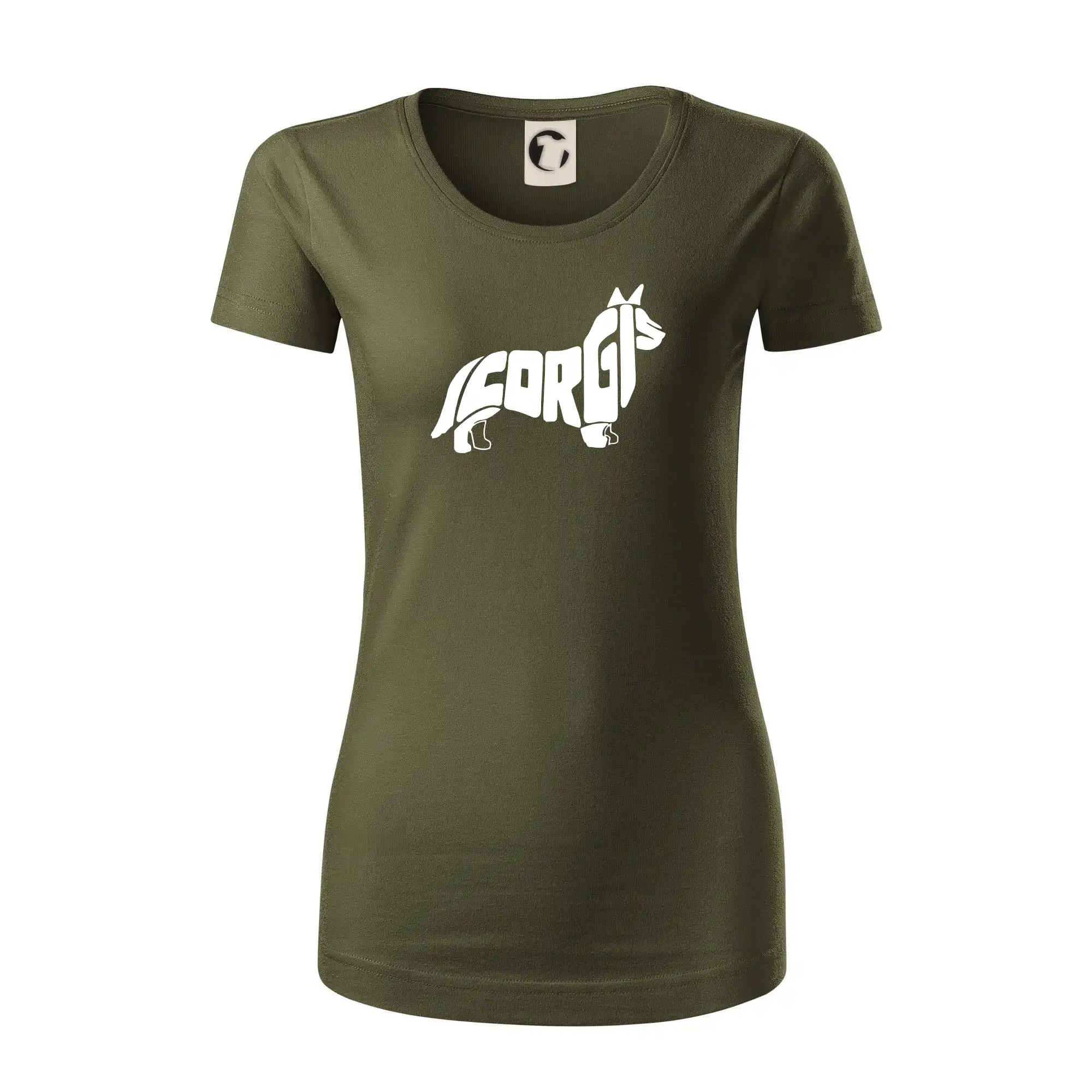 Corgi - nápis v těle