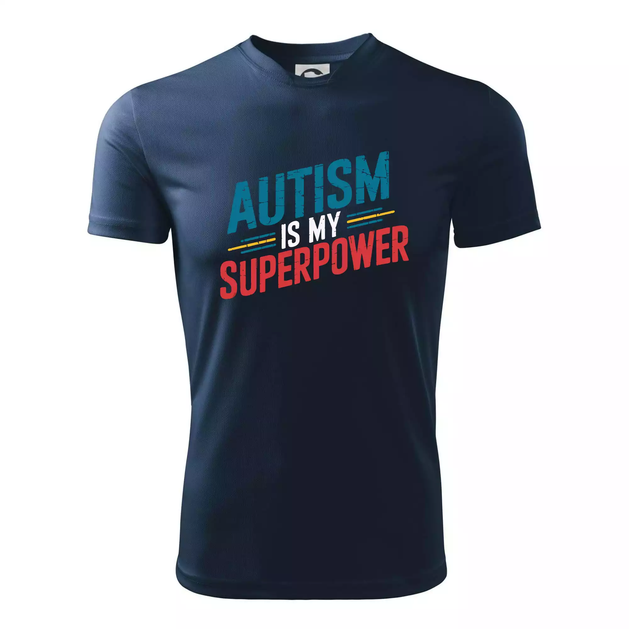 Šikmý nápis Autism is my superpower