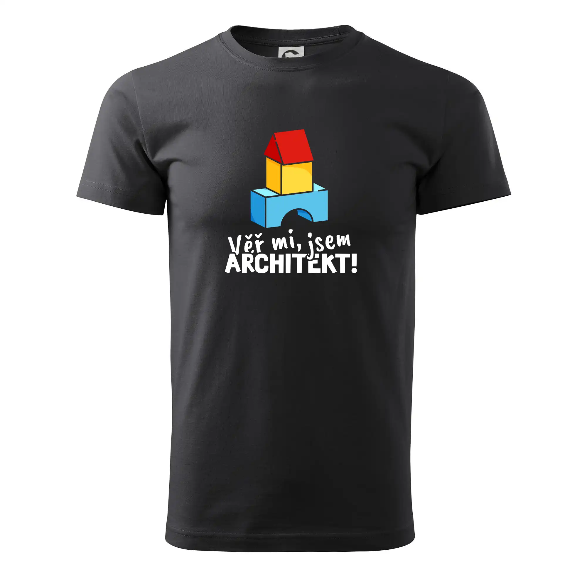 Vtipné tričká do práce - Věř mi, jsem architekt - Klasické pánske tričko vyššej gramáže