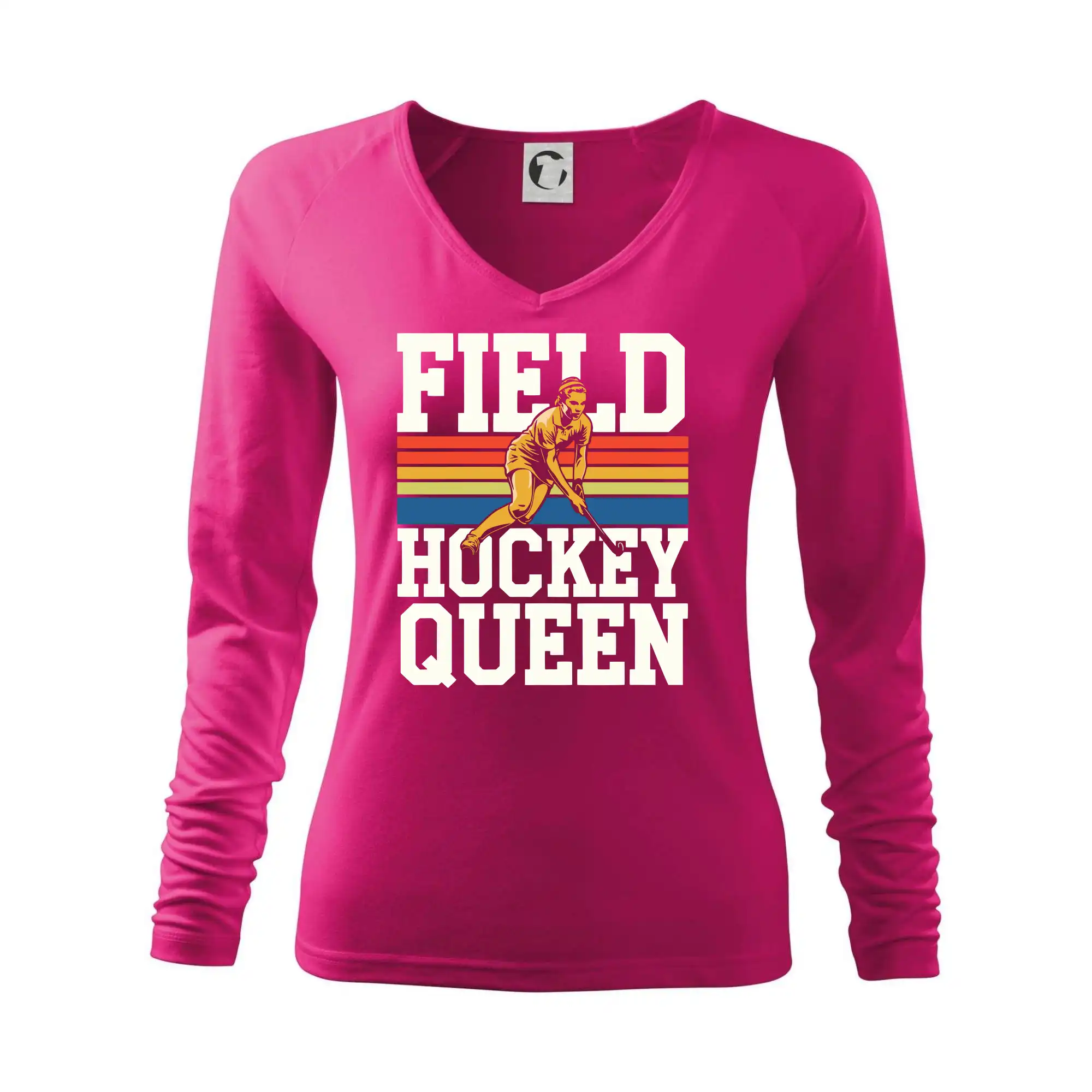 Ostatné športy - Pruhy field hockey queen - Tričko dámske Elegance