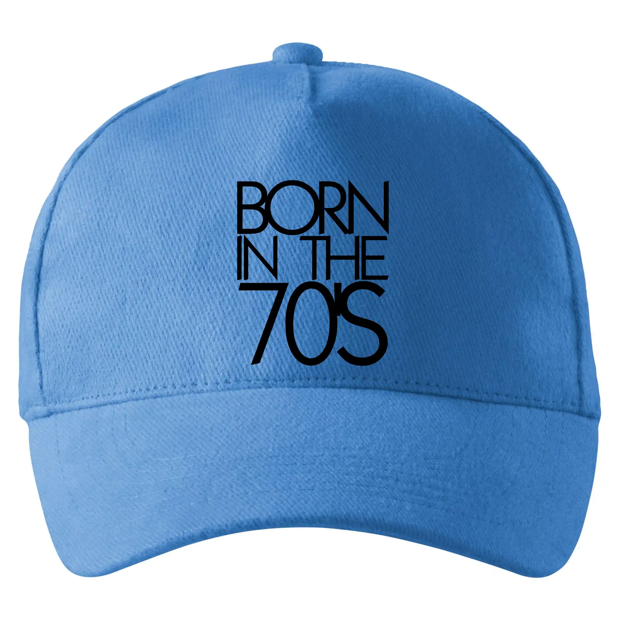 Tričká k narodeninám - Born In The 70's - Šiltovka so zahnutým šiltom a mosaznou sponou