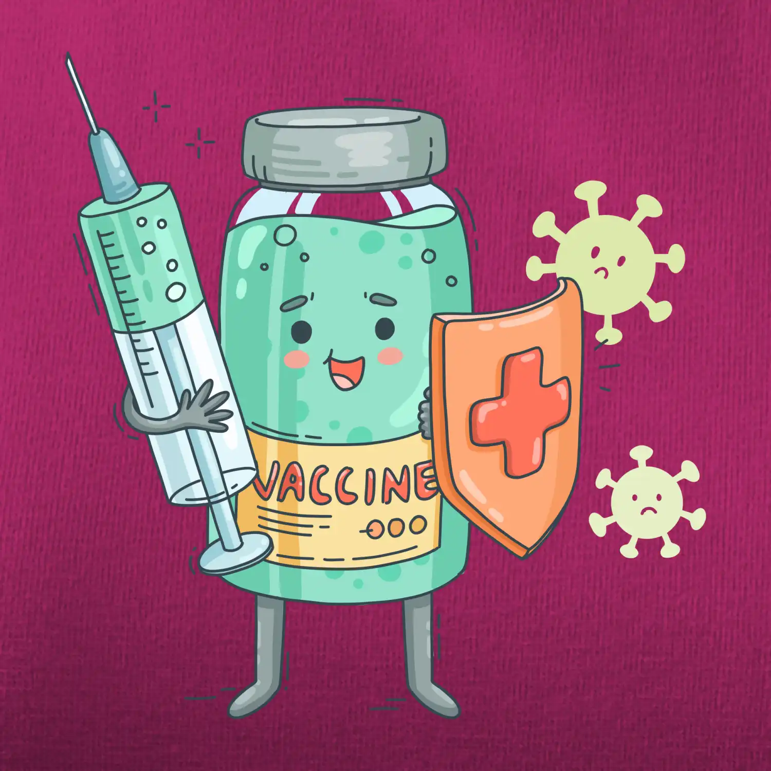 Cartoon vaccine