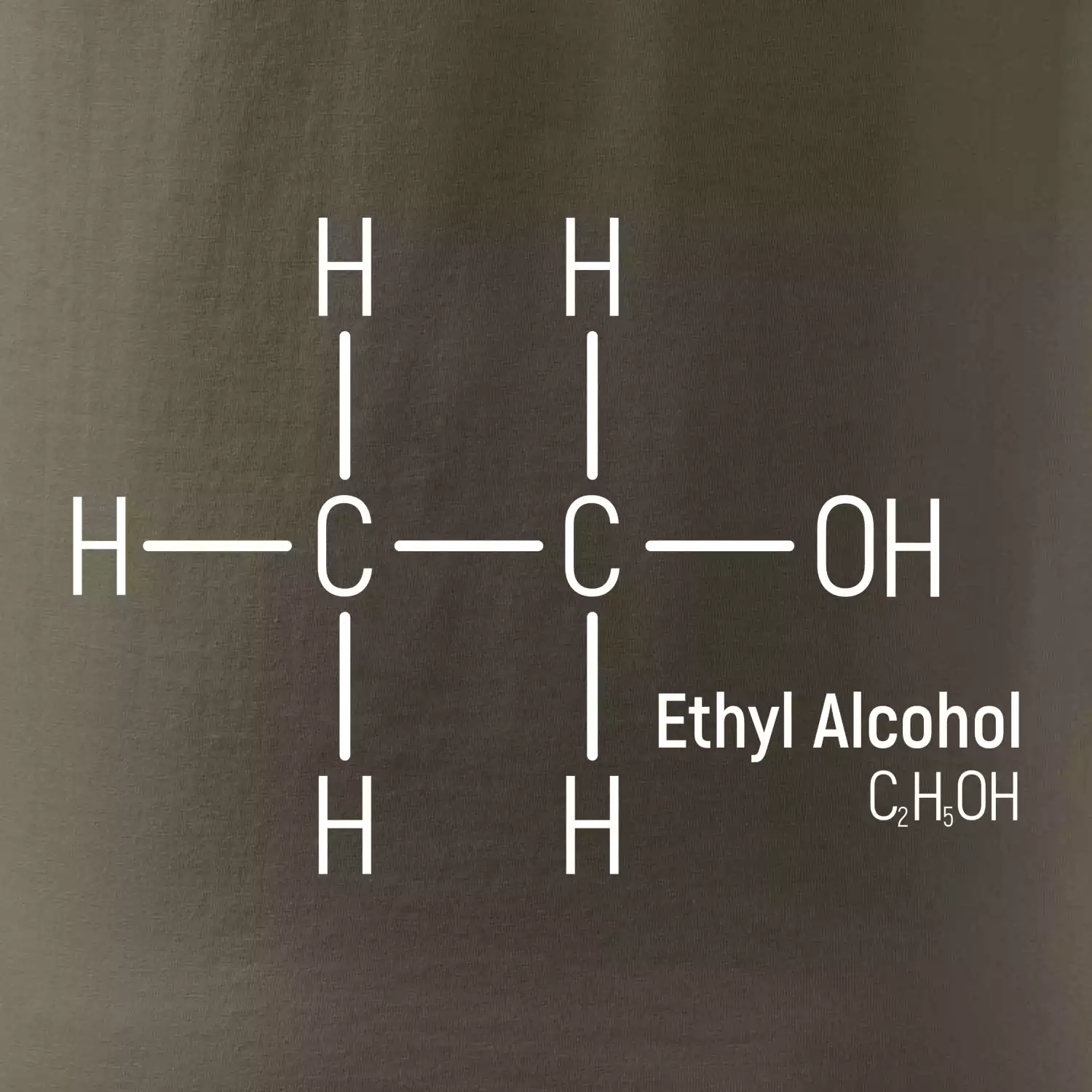 Molekulární struktura Ethanol