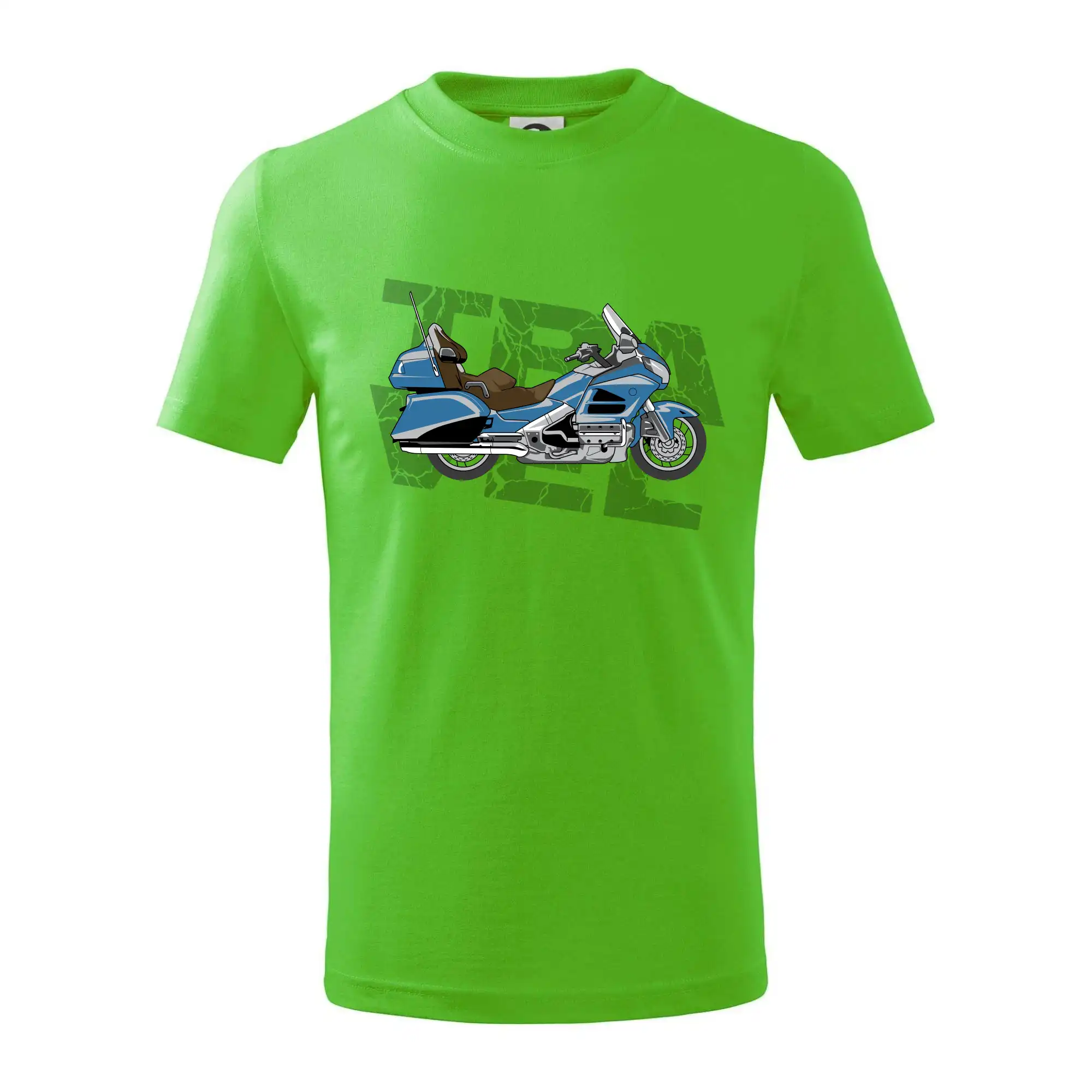 Cestovní motorka Amerika modrá