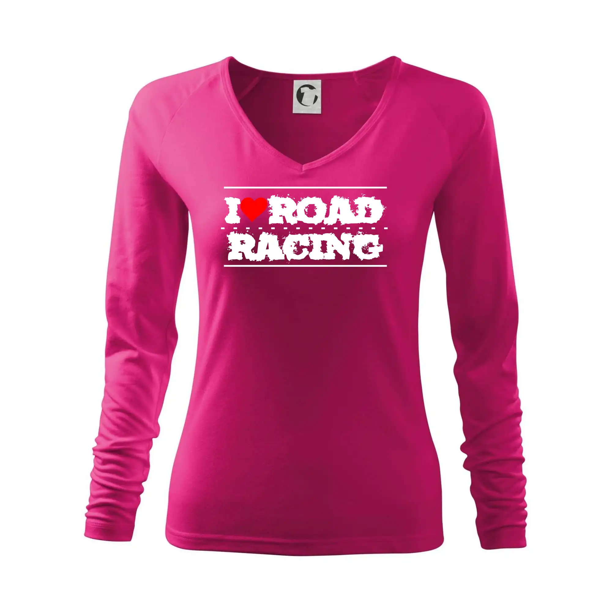 Tričká a mikiny s potlačou motoriek – pre pravých motorkárov - I love road racing - Tričko dámske Elegance