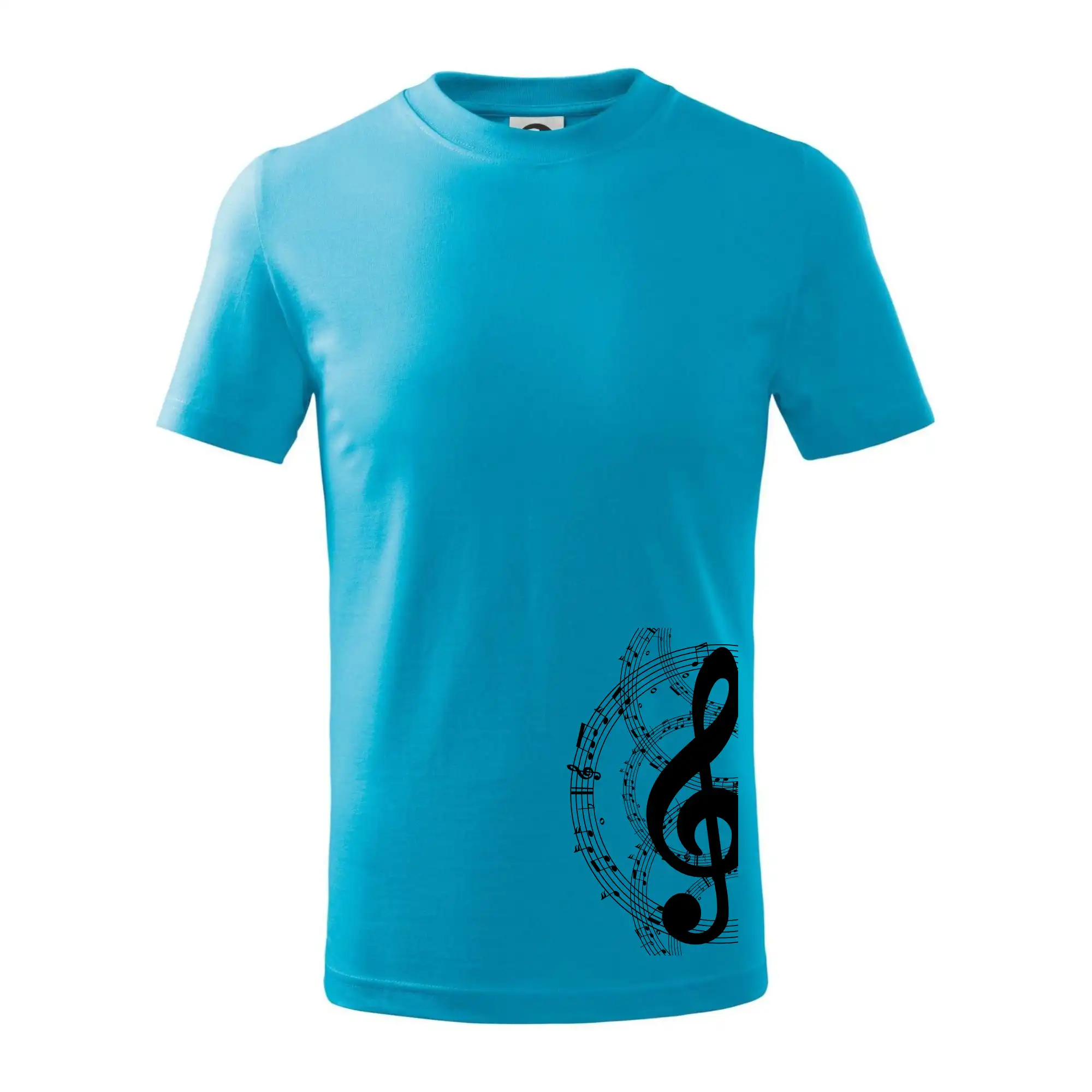 Houslový klíč a noty