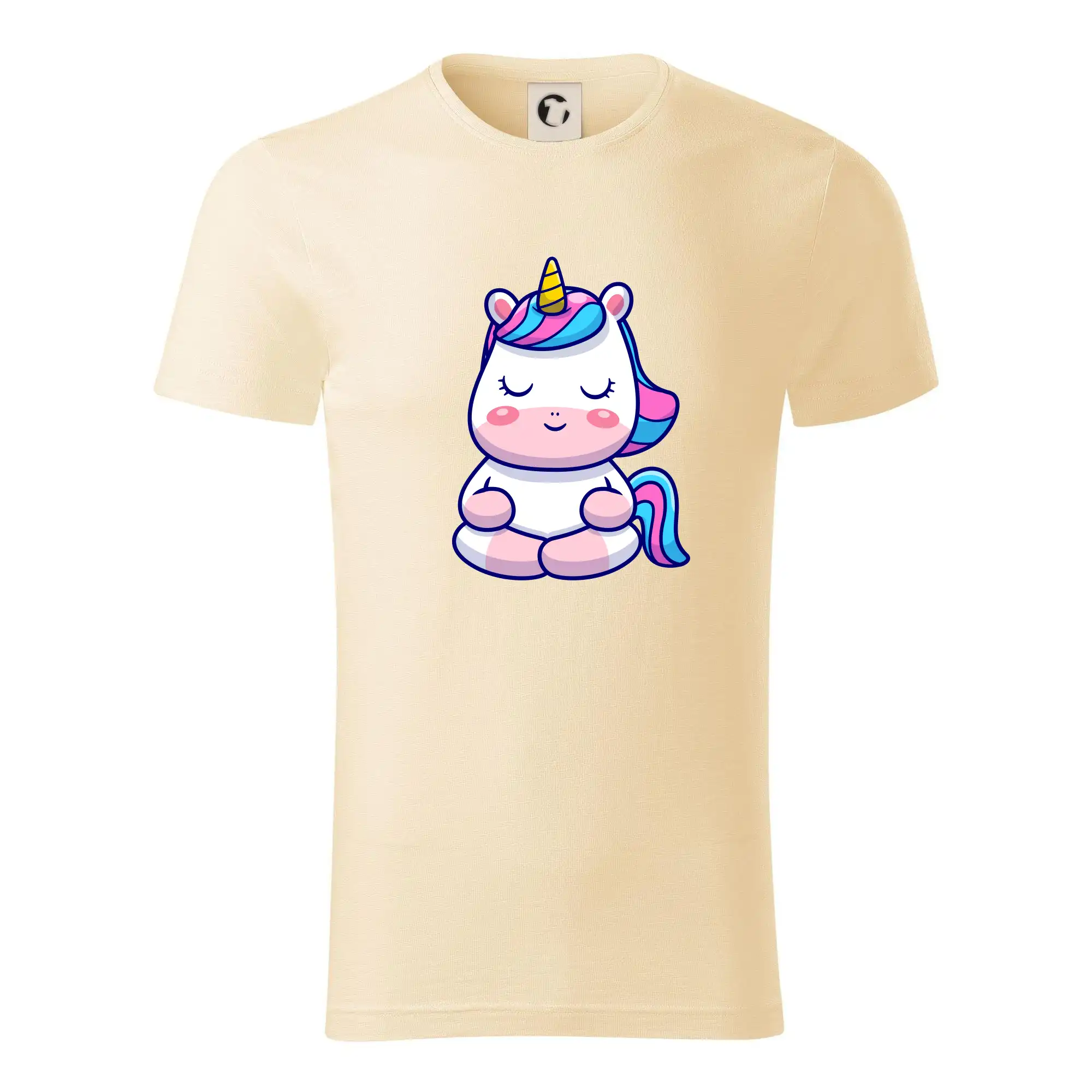 Tričká na jógu - Yoga jednorožec - relax - Tričko z organickej bavlny
