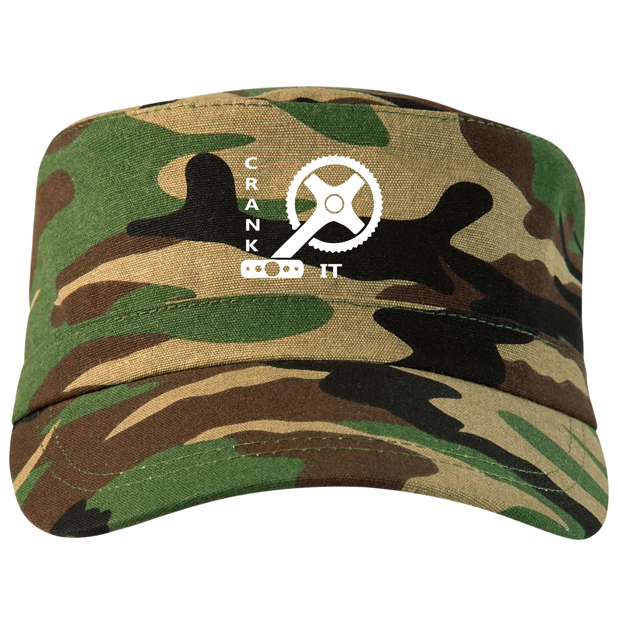 Tričko ako darček pre cyklistu - Crank it - Šiltovka CAMO