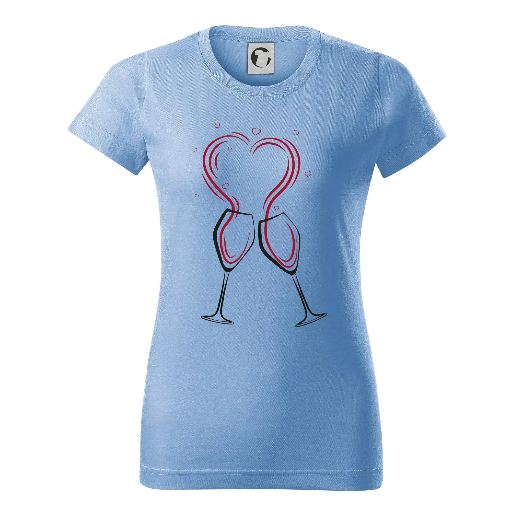 Víno je láska - srdíčka