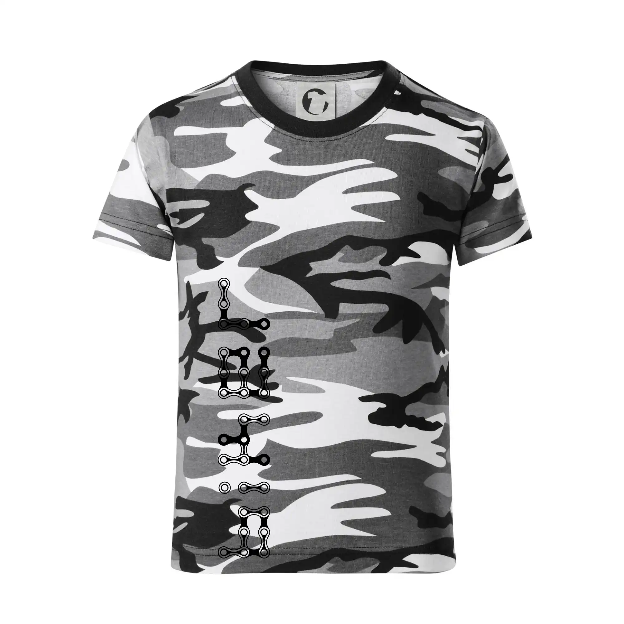 Biker nápis na výšku řetěz