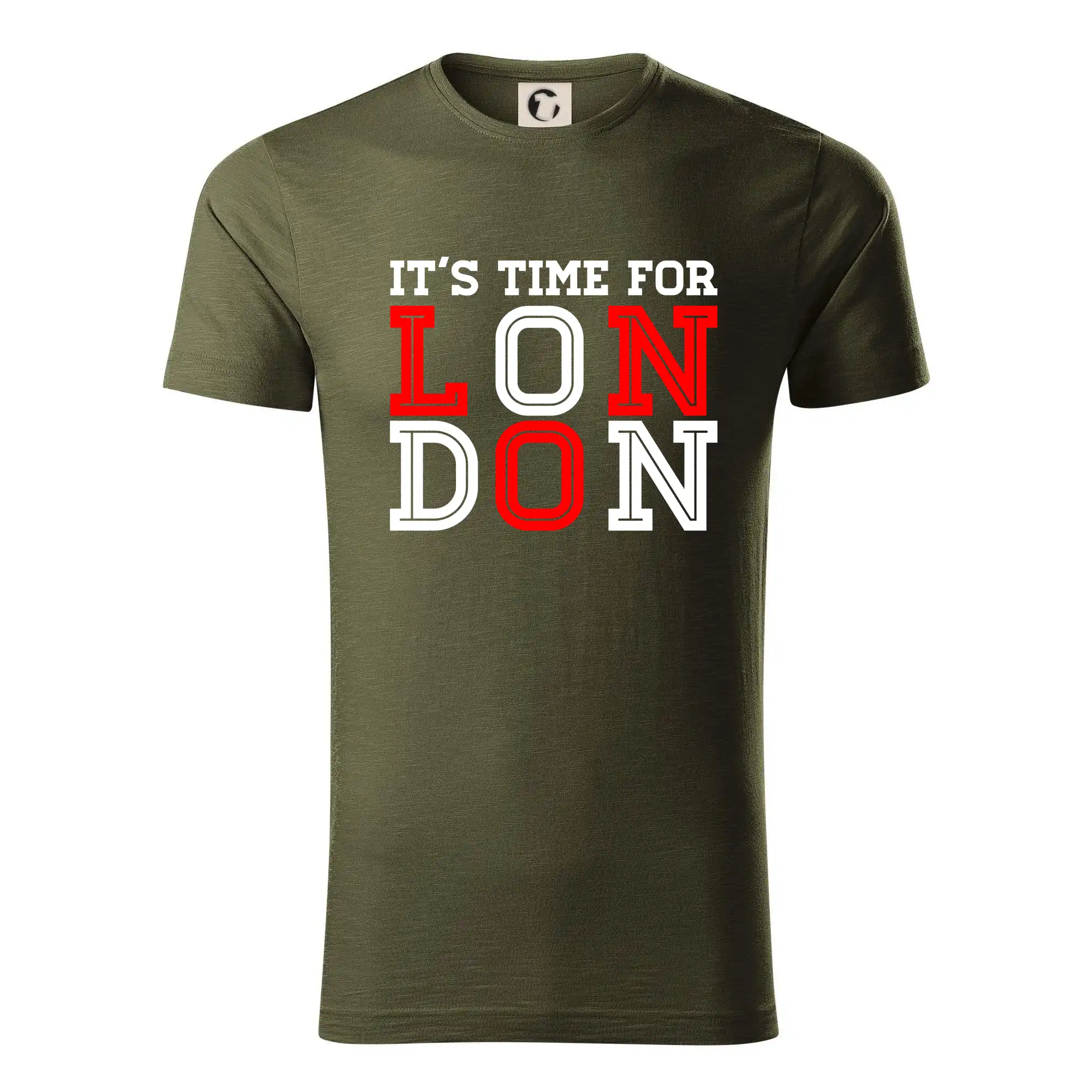 Tričká Anglicko - Its time for LONDON - Tričko z organickej bavlny