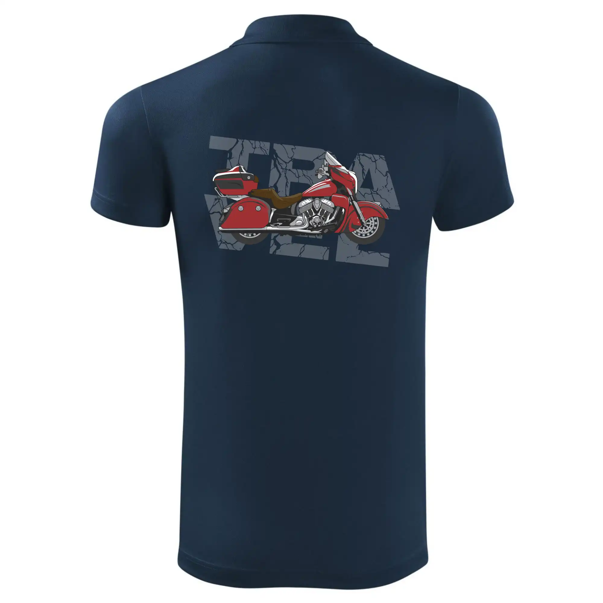 Cestovní motorka Amerika červená