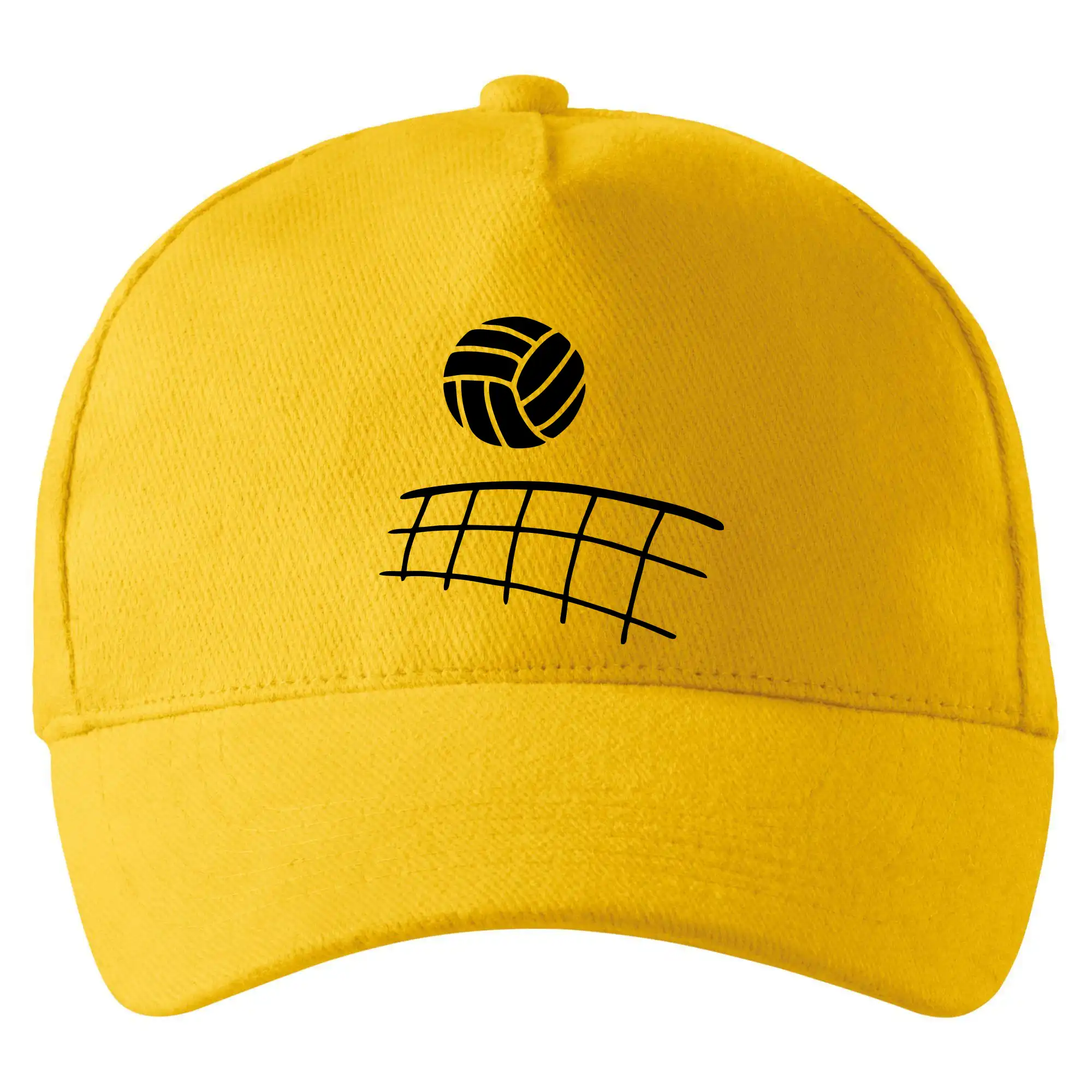 Trička na volejbal - Volejbalová sieť - Šiltovka so zahnutým šiltom a mosaznou sponou