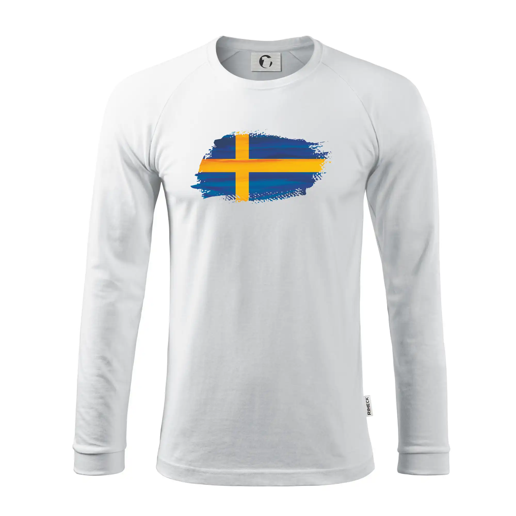 Švédská vlajka kreslená