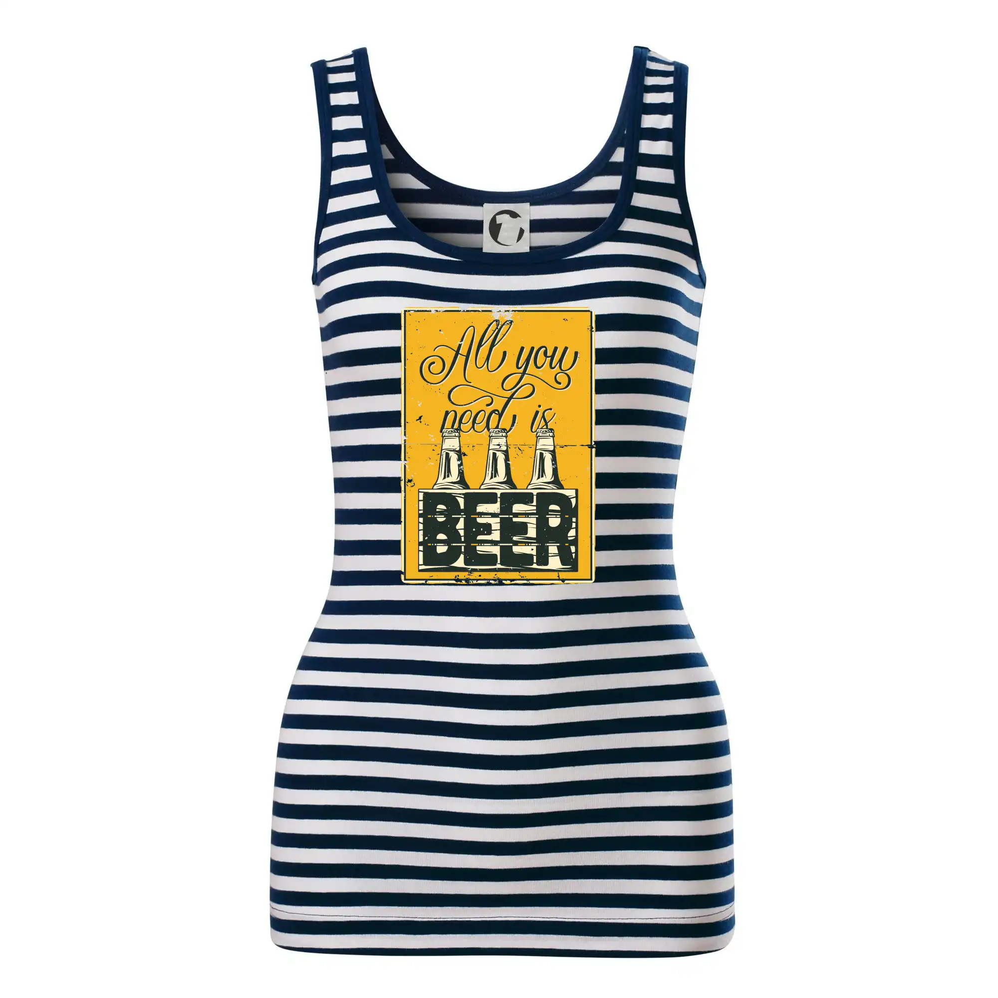 Vtipná tričká pre pivárov - All you need is beer - Sailor tielko na vodu