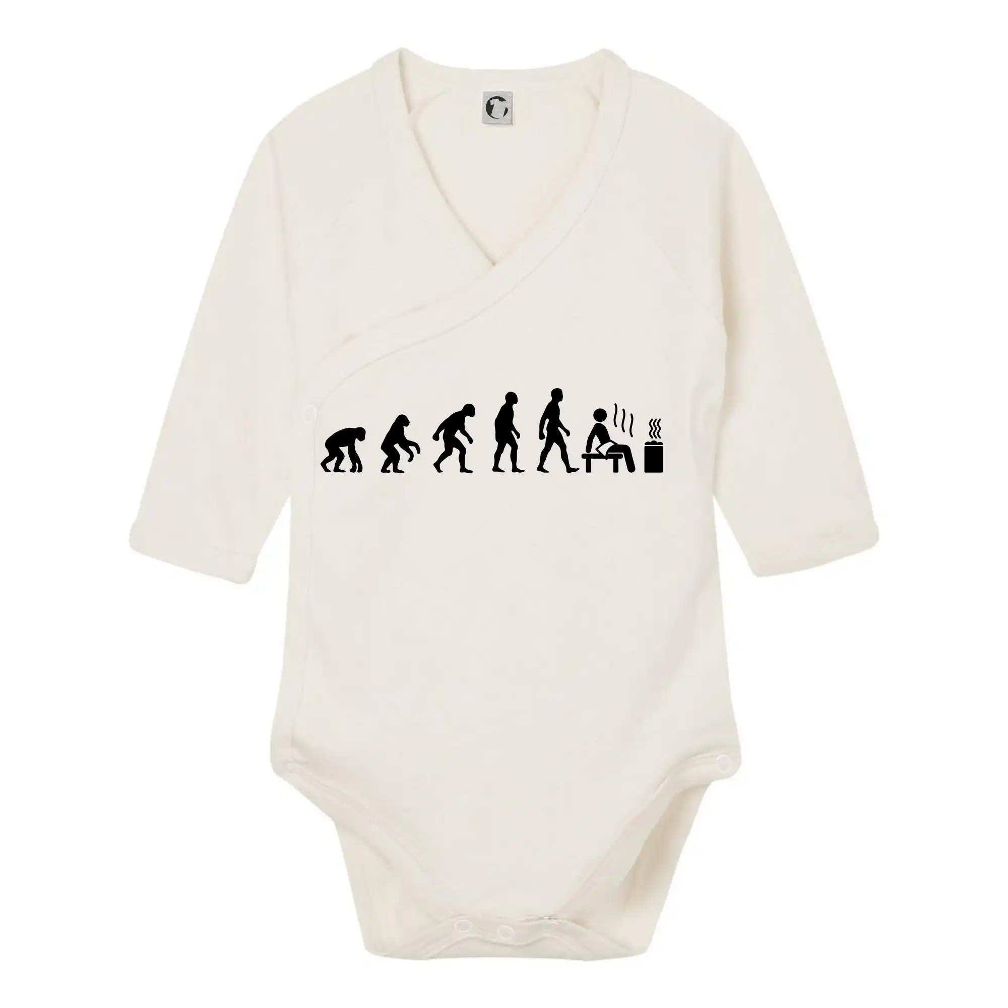 Evoluce sauna - Body zavinovacie s dlhým rukávom