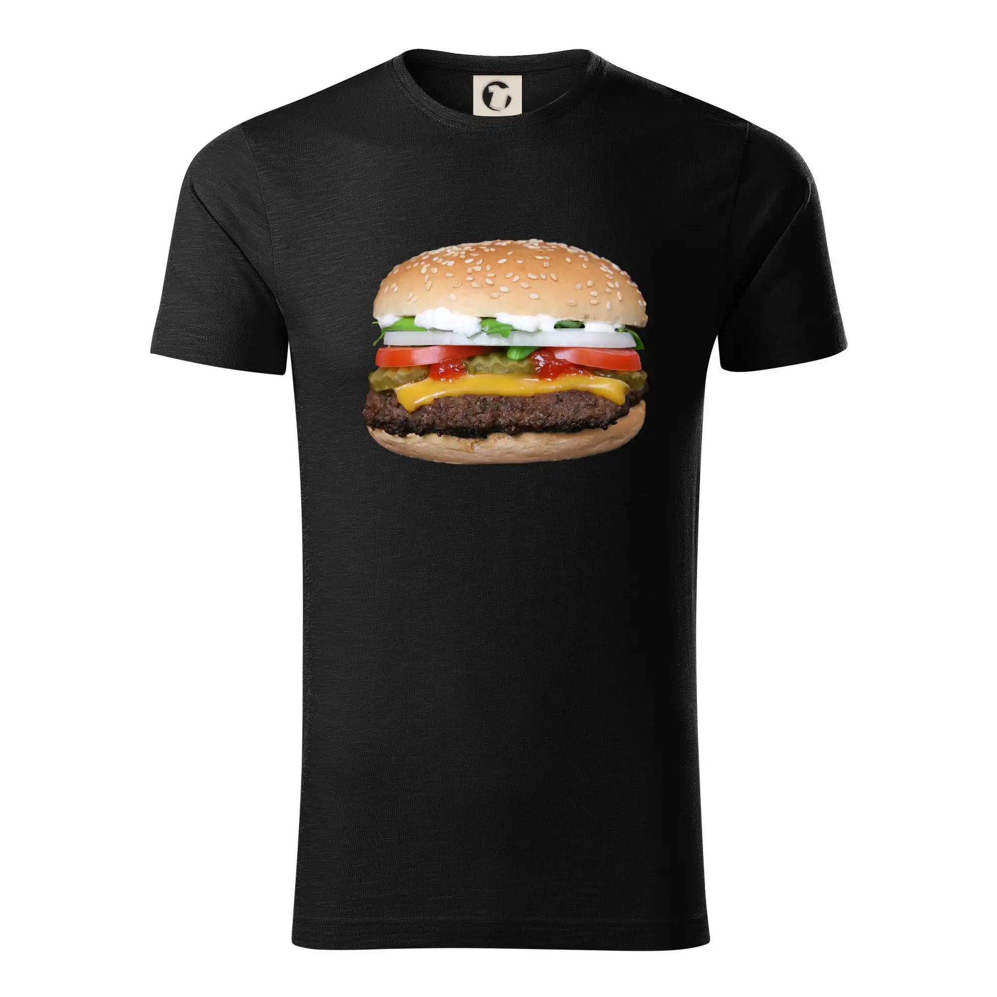 Hamburger foto - Tričko z organickej bavlny