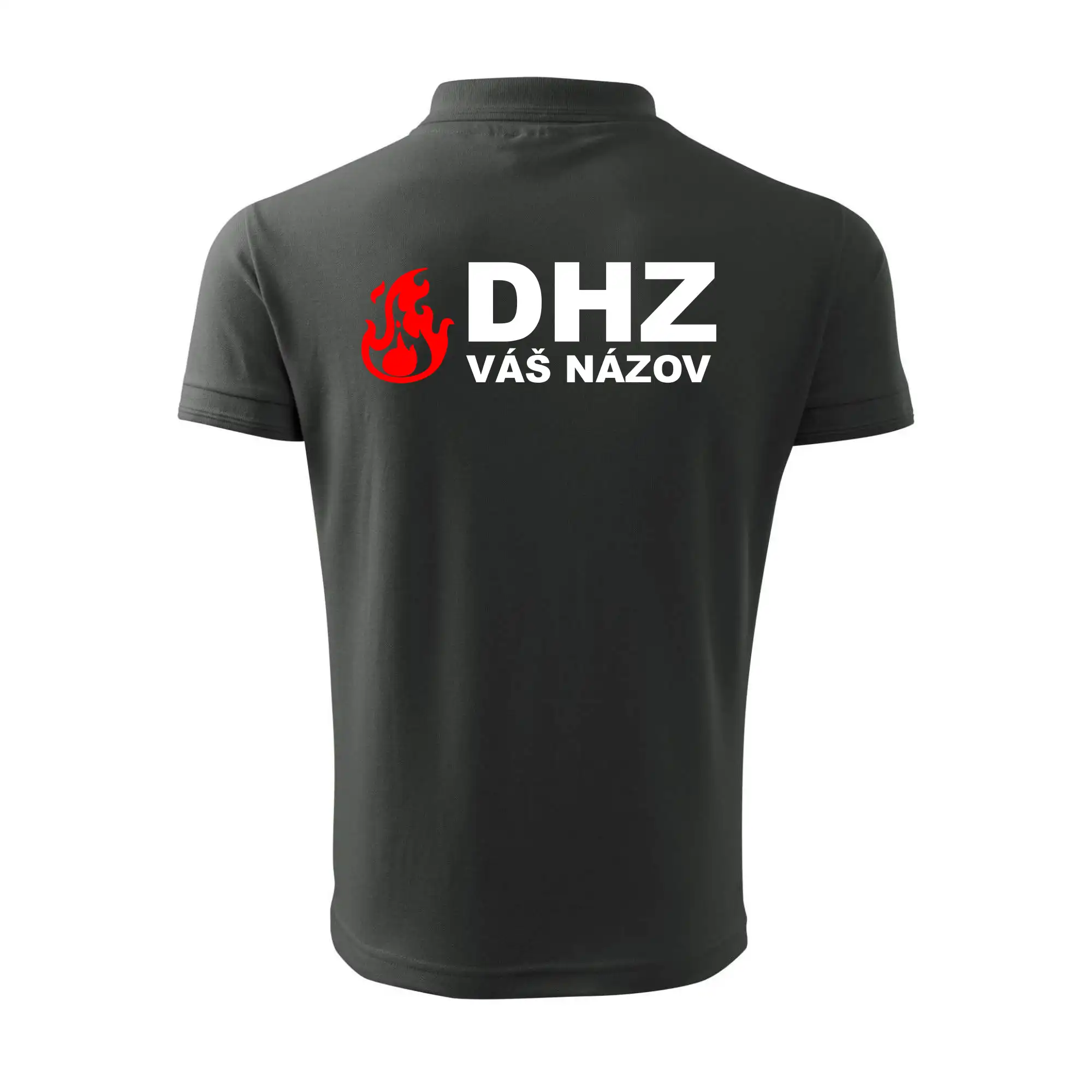 DHZ (oheň, firesport, názov sboru - vlastný nápis)