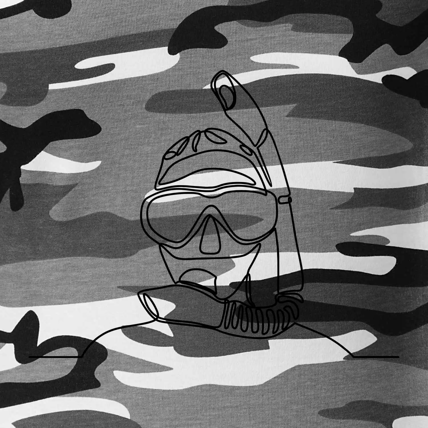 Potápěč jedním tahem