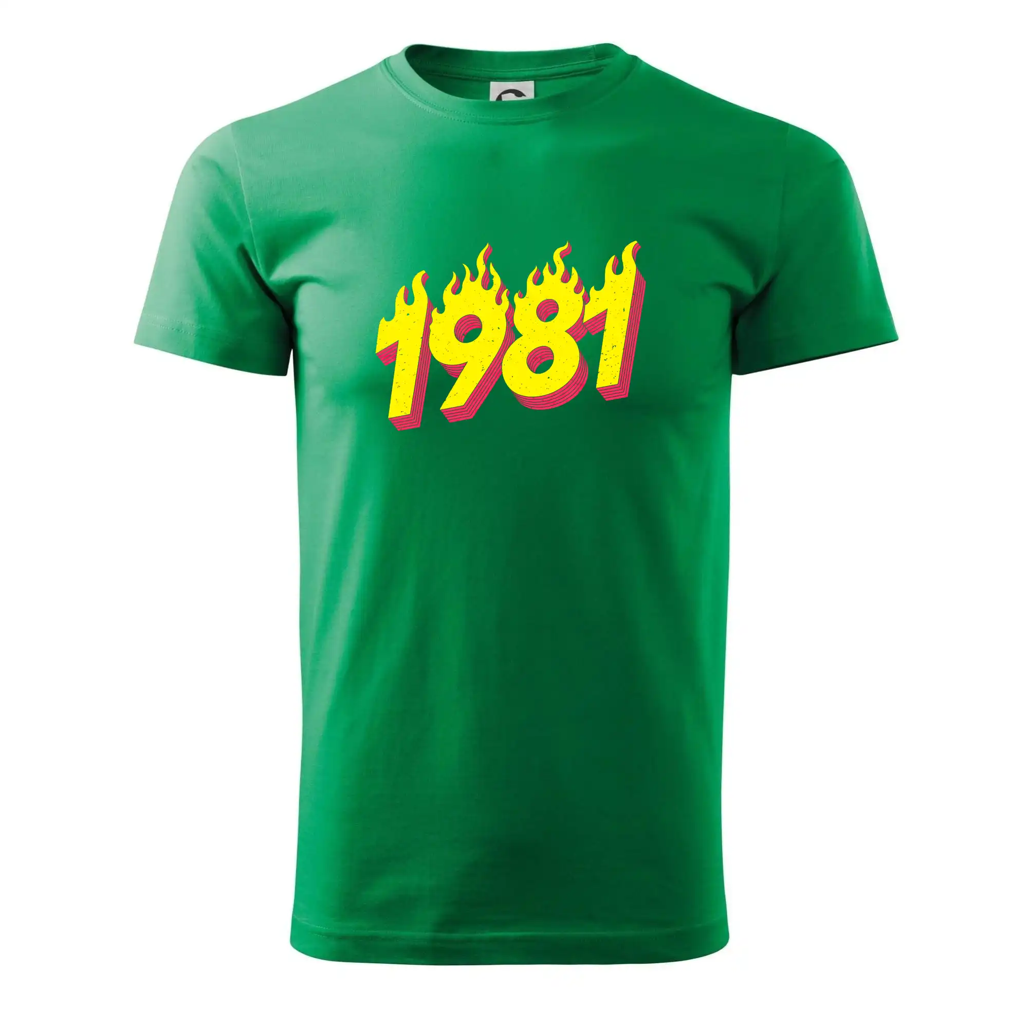 Trička s ročníkom 1981 - Narodeniny v ohni 1981 - Klasické pánske tričko vyššej gramáže