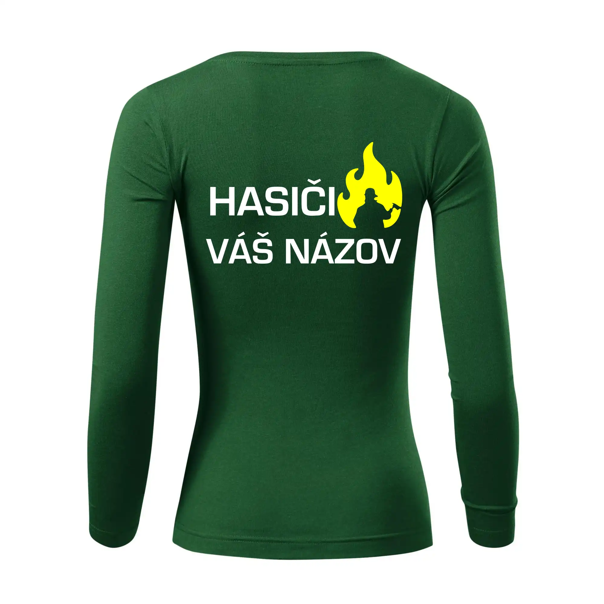 Hasiči - Váš názov - FLUO + Reflexná potlač