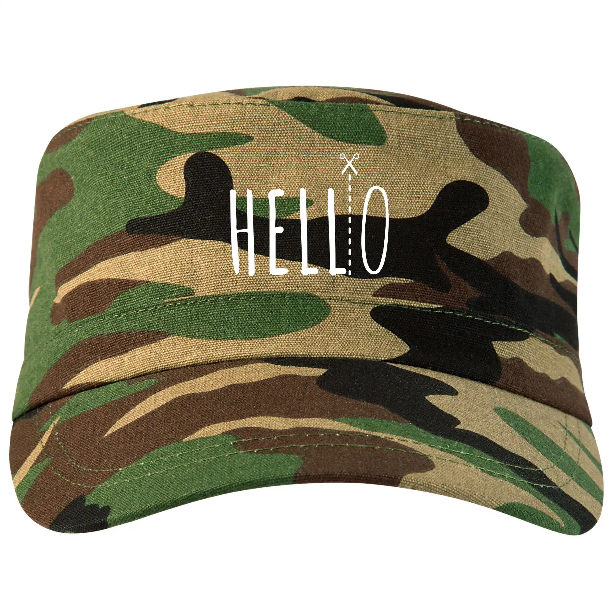 Tričká na párty - Hello - Šiltovka CAMO