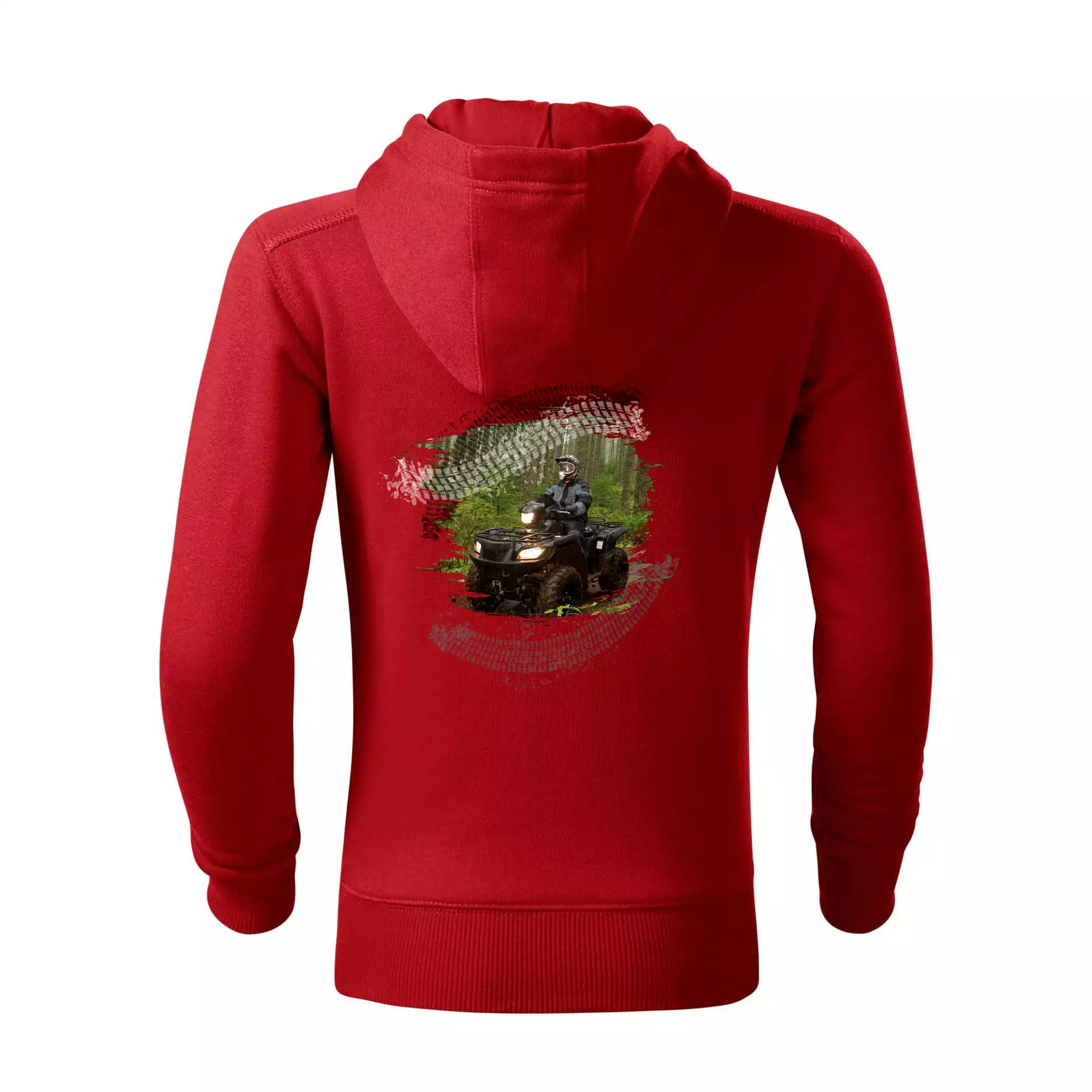 ATV čtyřkolka v lese