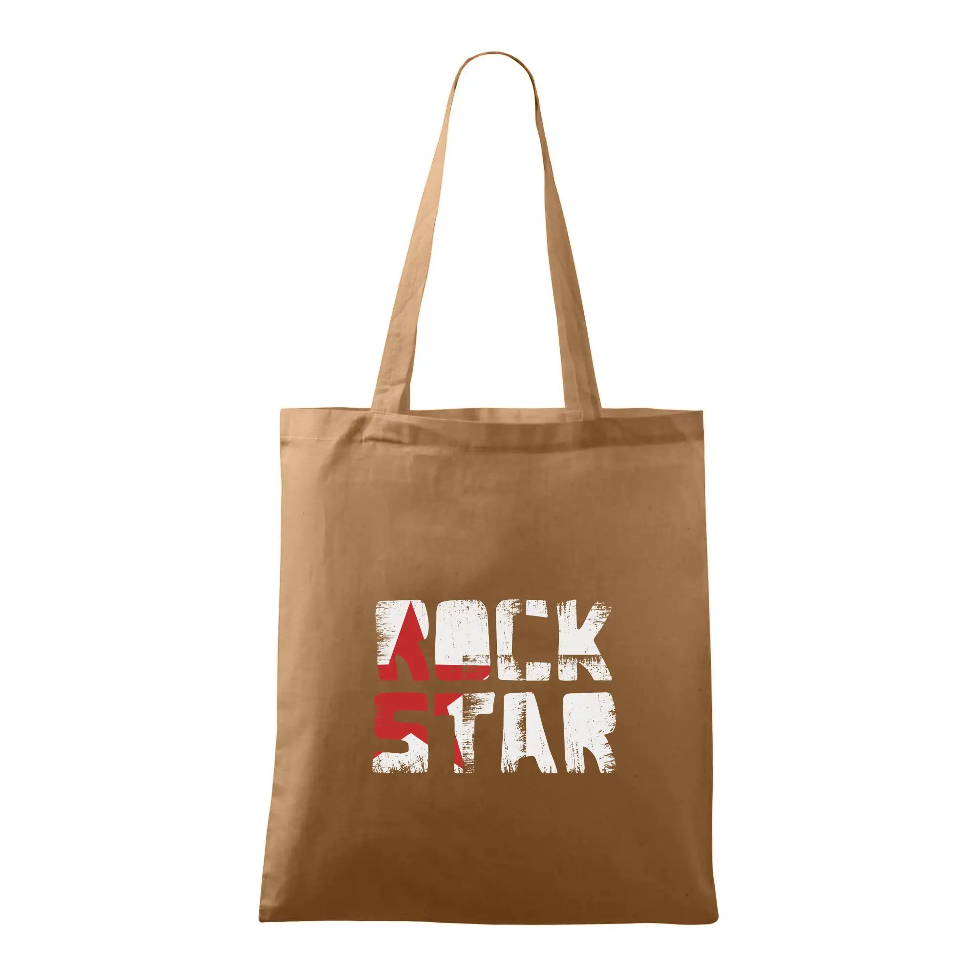 Rock star nápis - Taška bavlnená