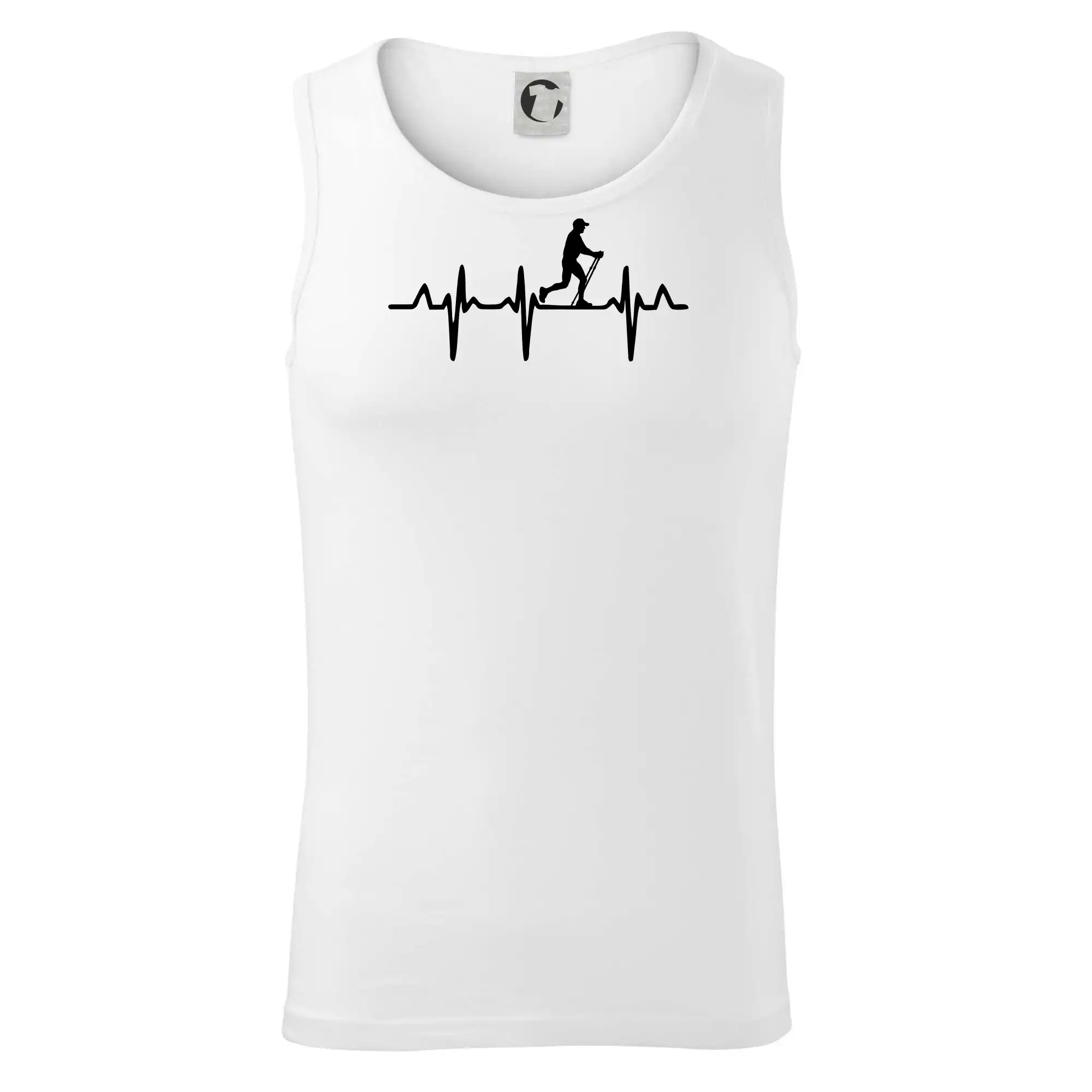 EKG nordic walking muž